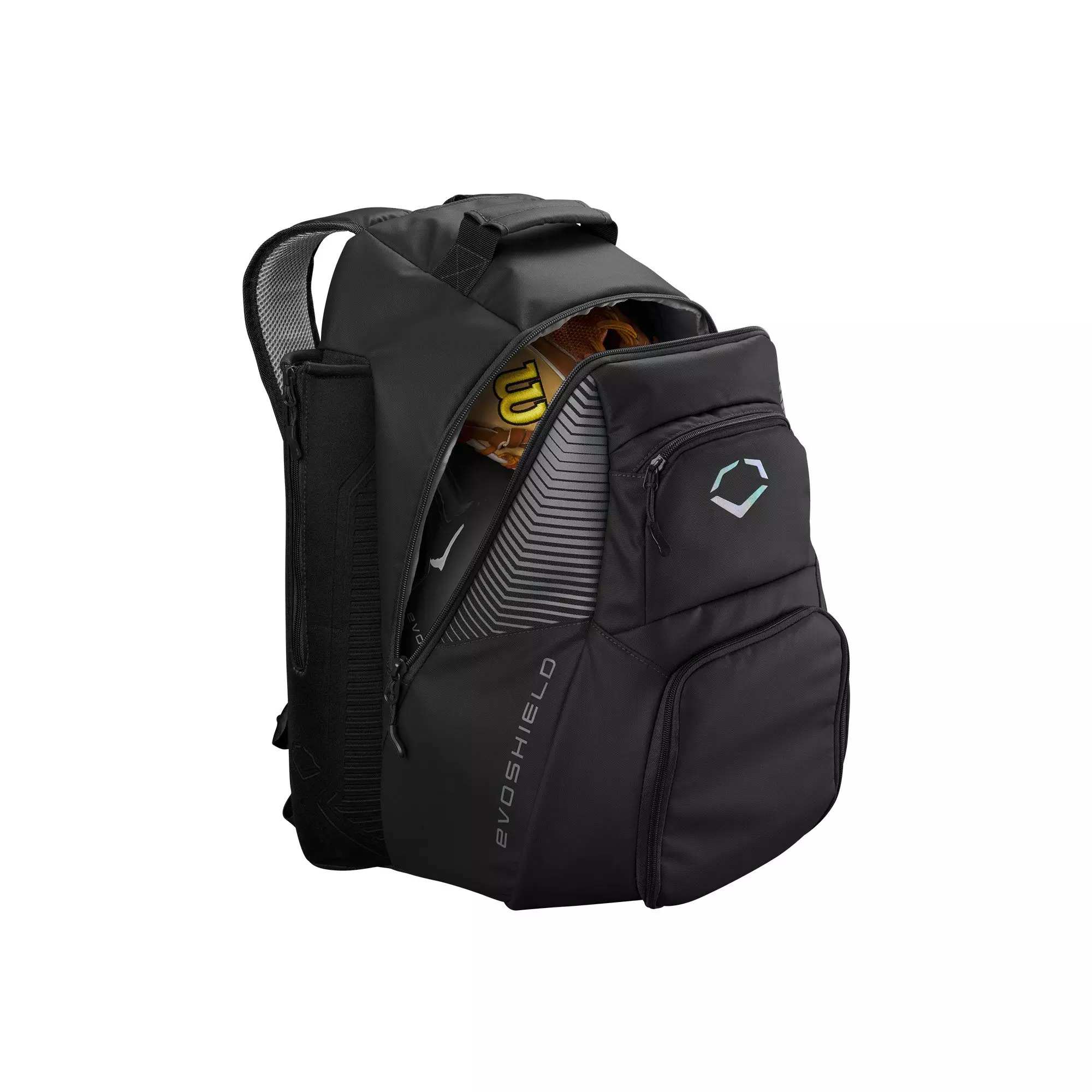 EvoShield Tone Set Fastpitch Backpack - Black - BLACK/WHITE