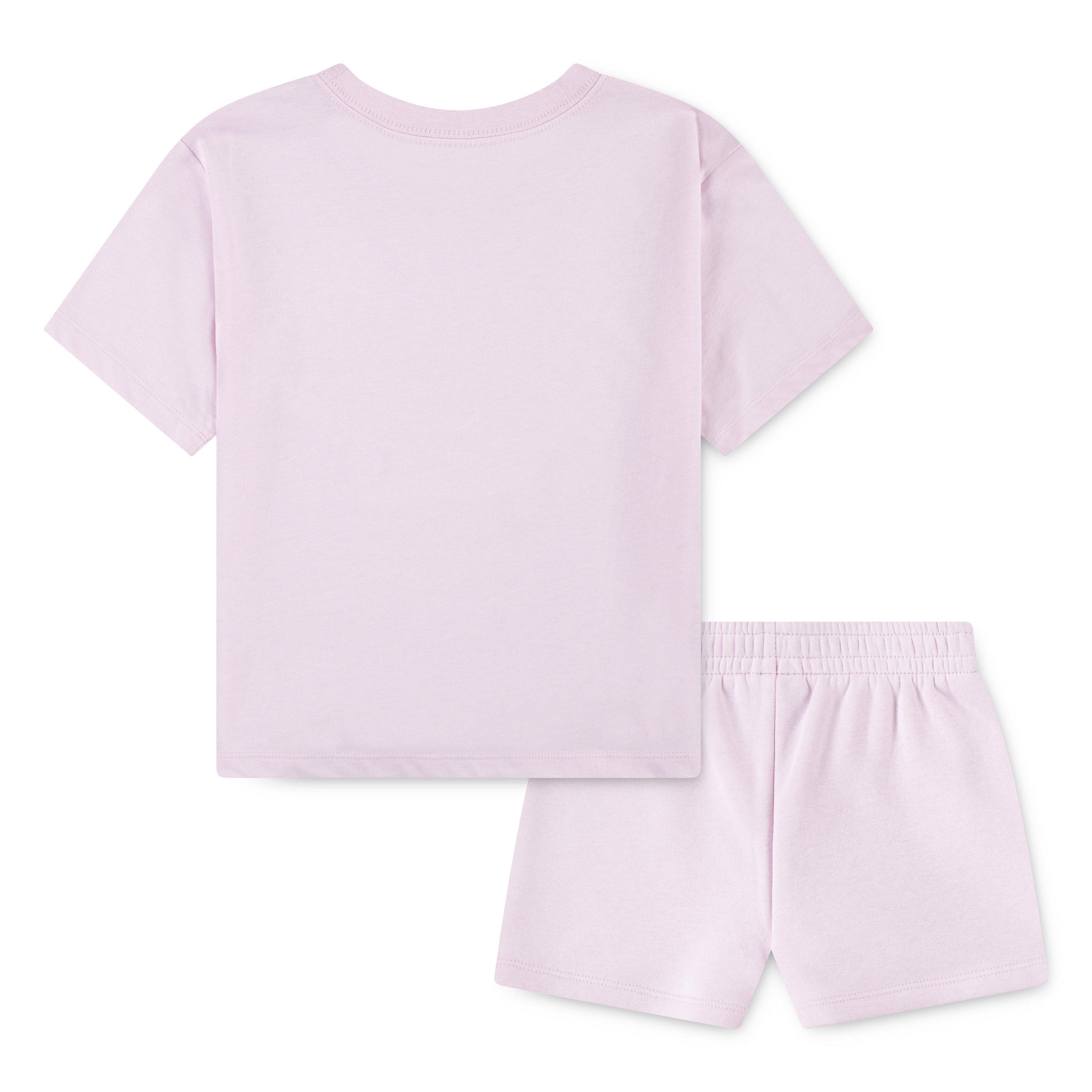 Jordan Brooklyn Essential Toddler Girls' Pink Foam Short Set