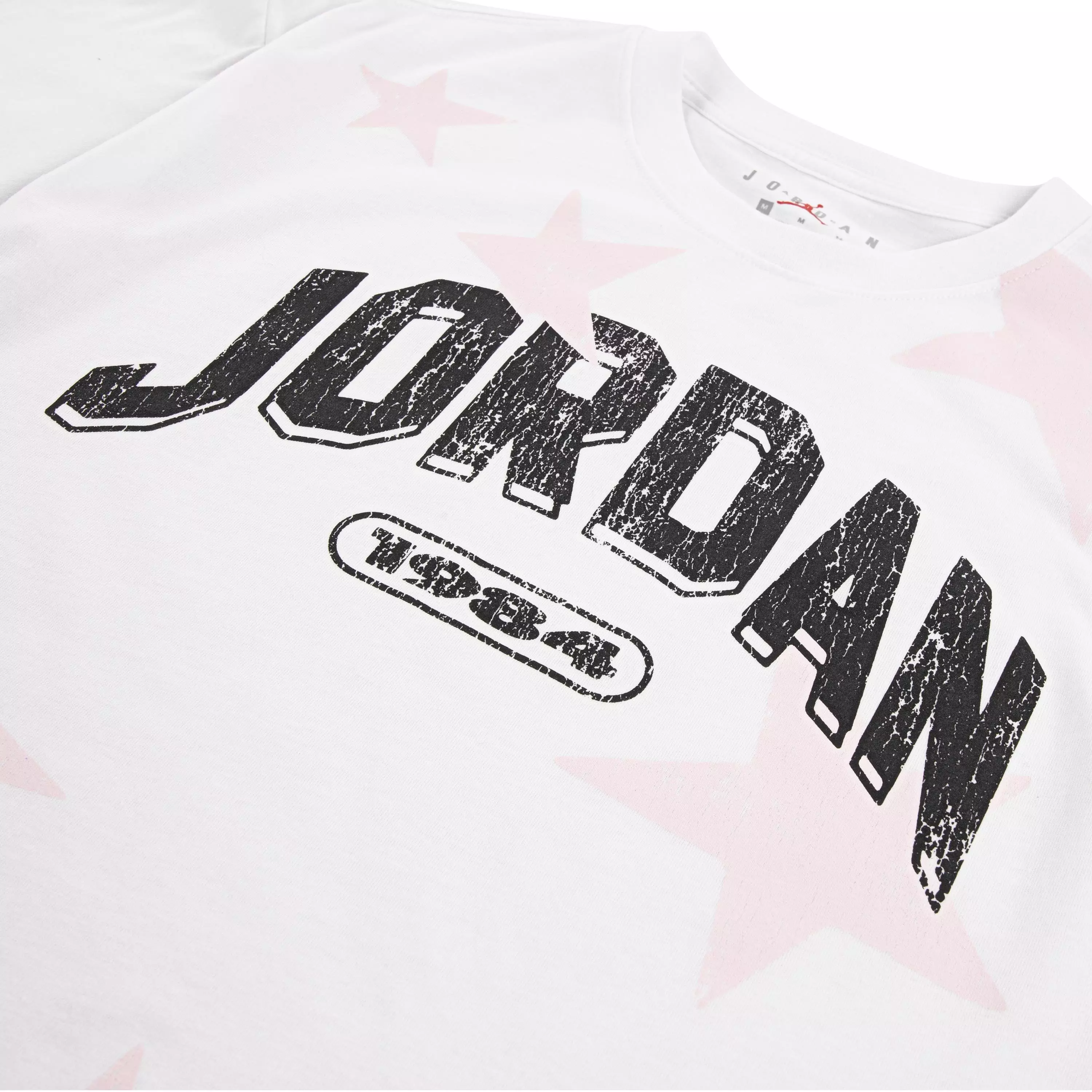 Jordan Big Girls' Six Flowers Tee - WHITE