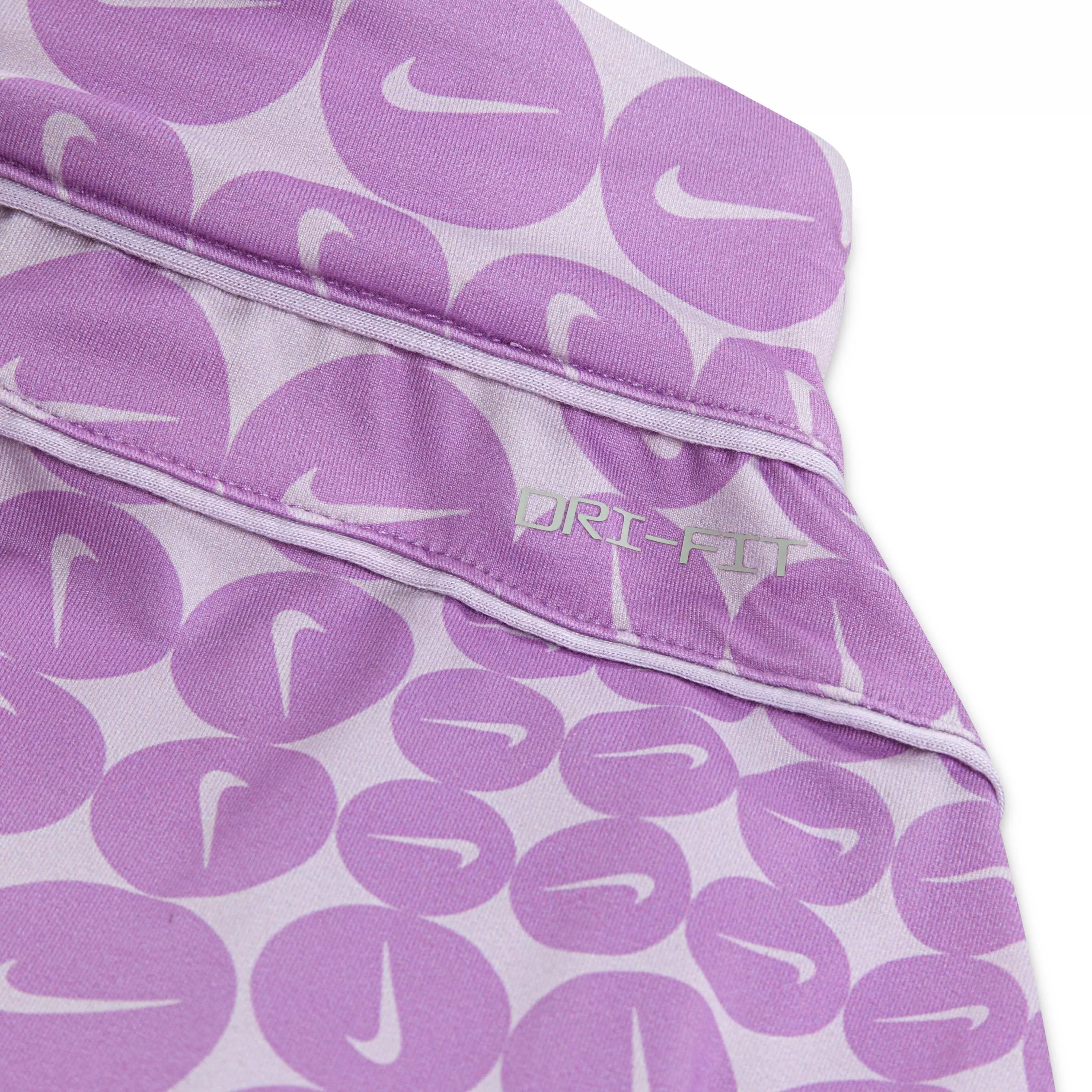 Nike Little Girls' Essentials Printed Scooter 2-Piece Set - WHITE/PURPLE