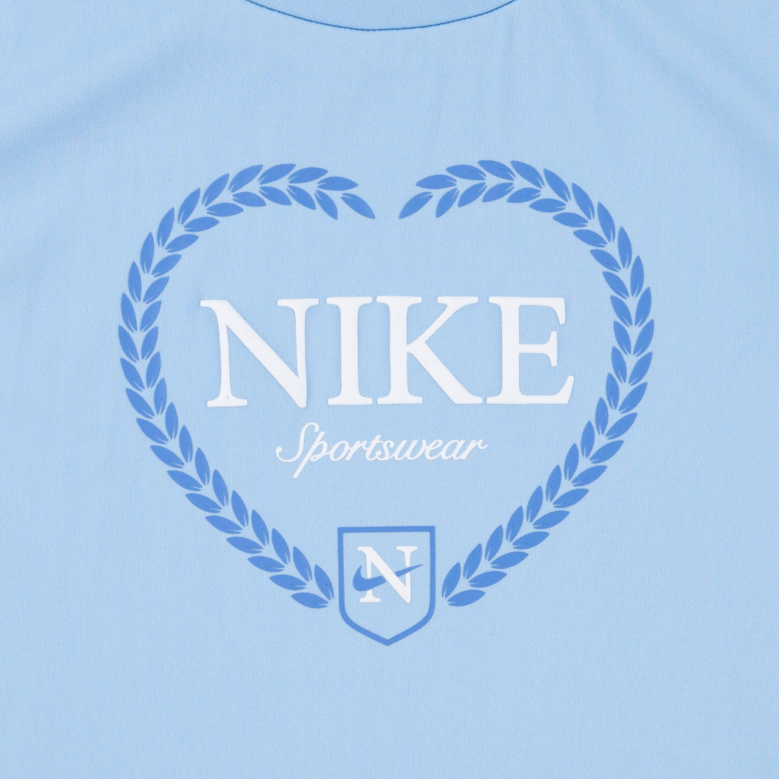 Nike Game Swoosh Little Girls' Beyond Blue Short Set
