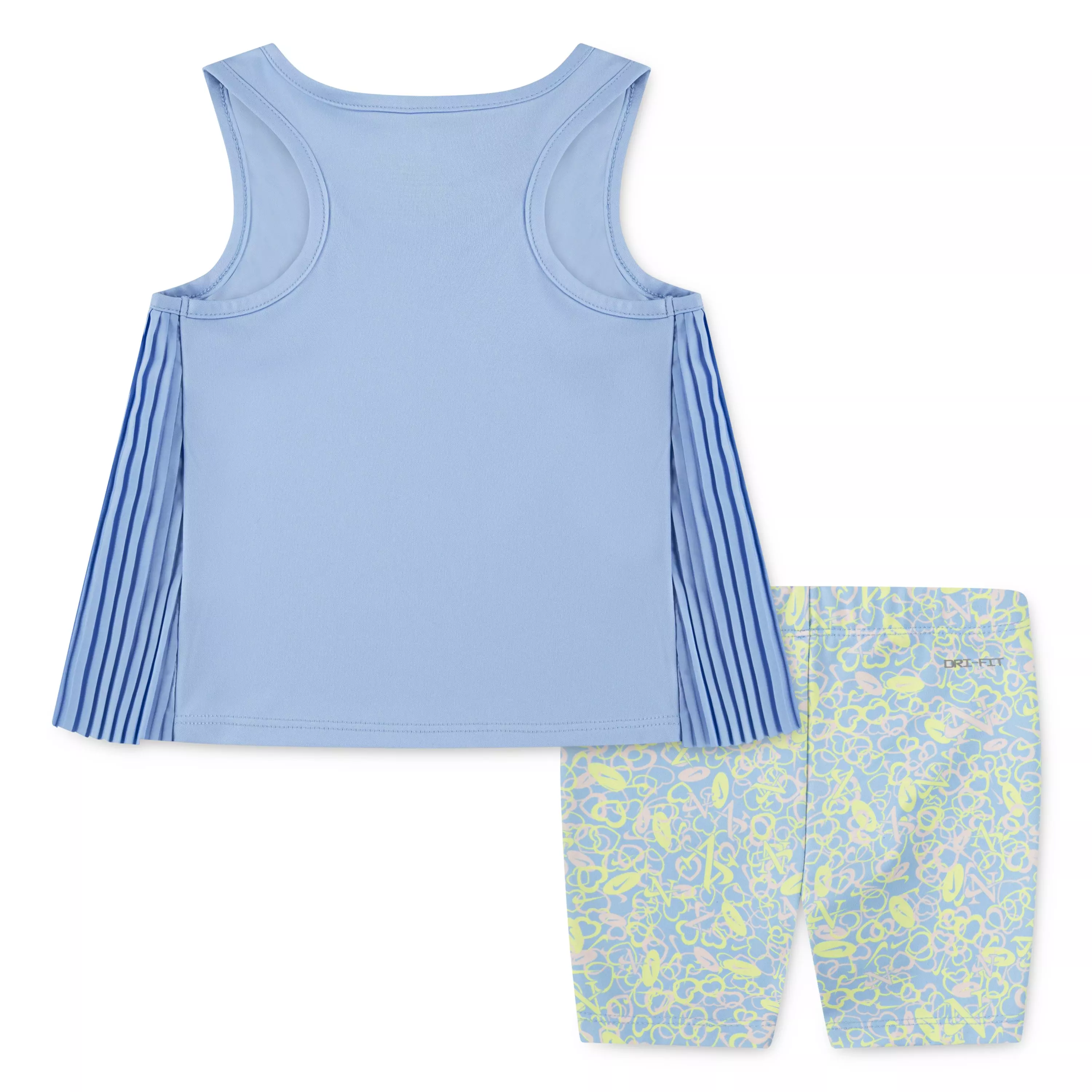 Nike Toddler Girls' "Game Swoosh" Psychic Blue Short Set - BLUE