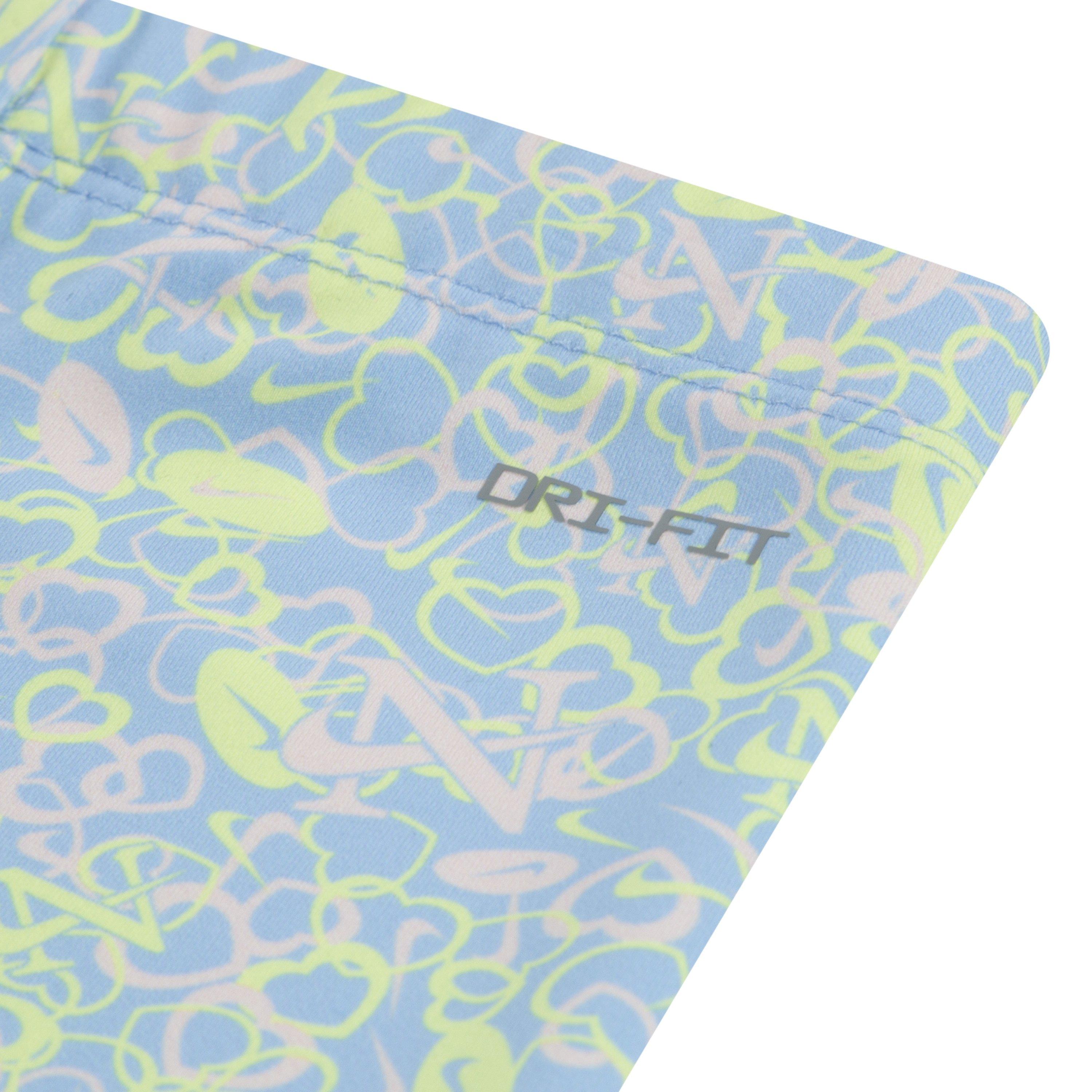 Nike "Game Swoosh" Toddler Girls' Psychic Blue Short Set