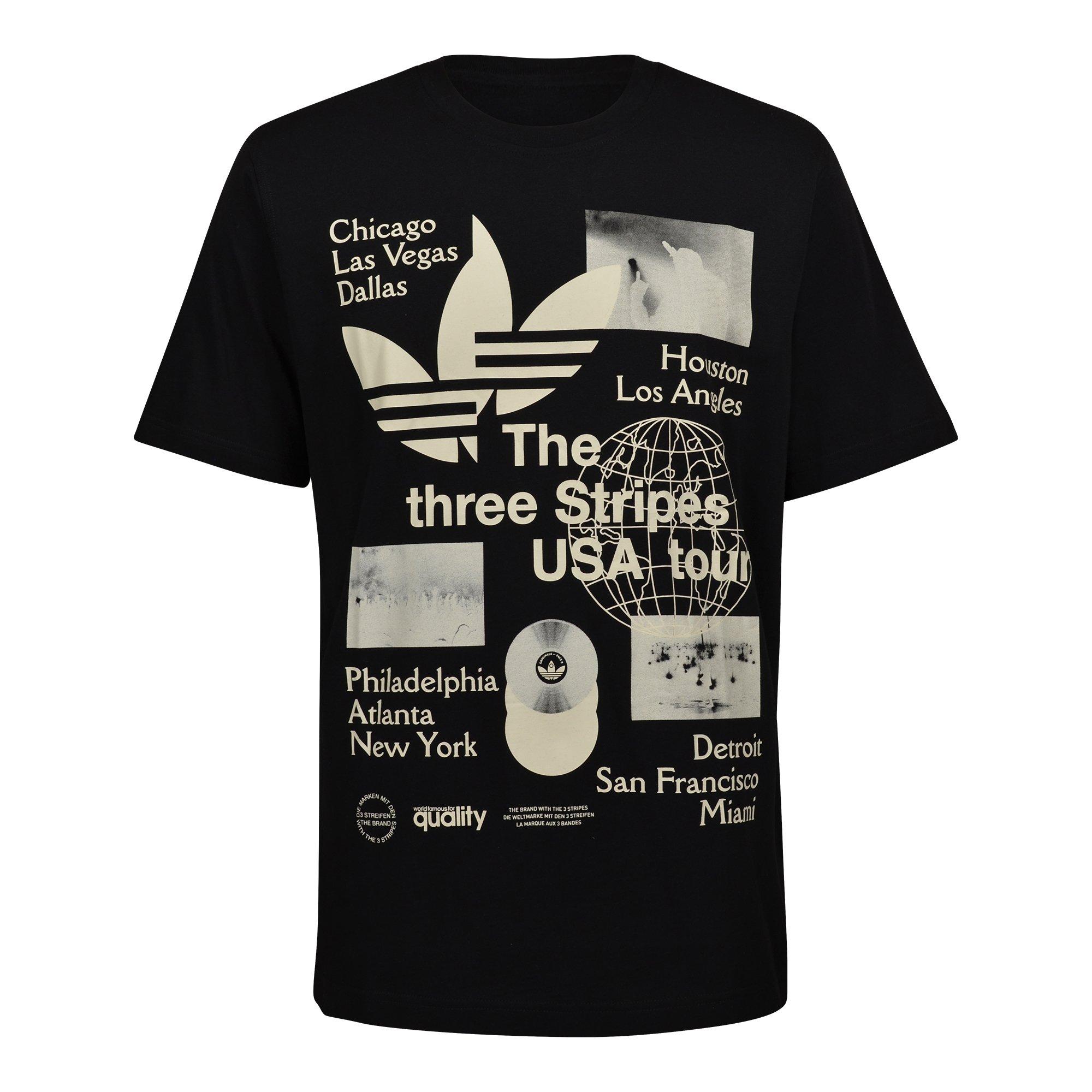 adidas Men's OG Tour Tee - BLACK Thumbnail View 1