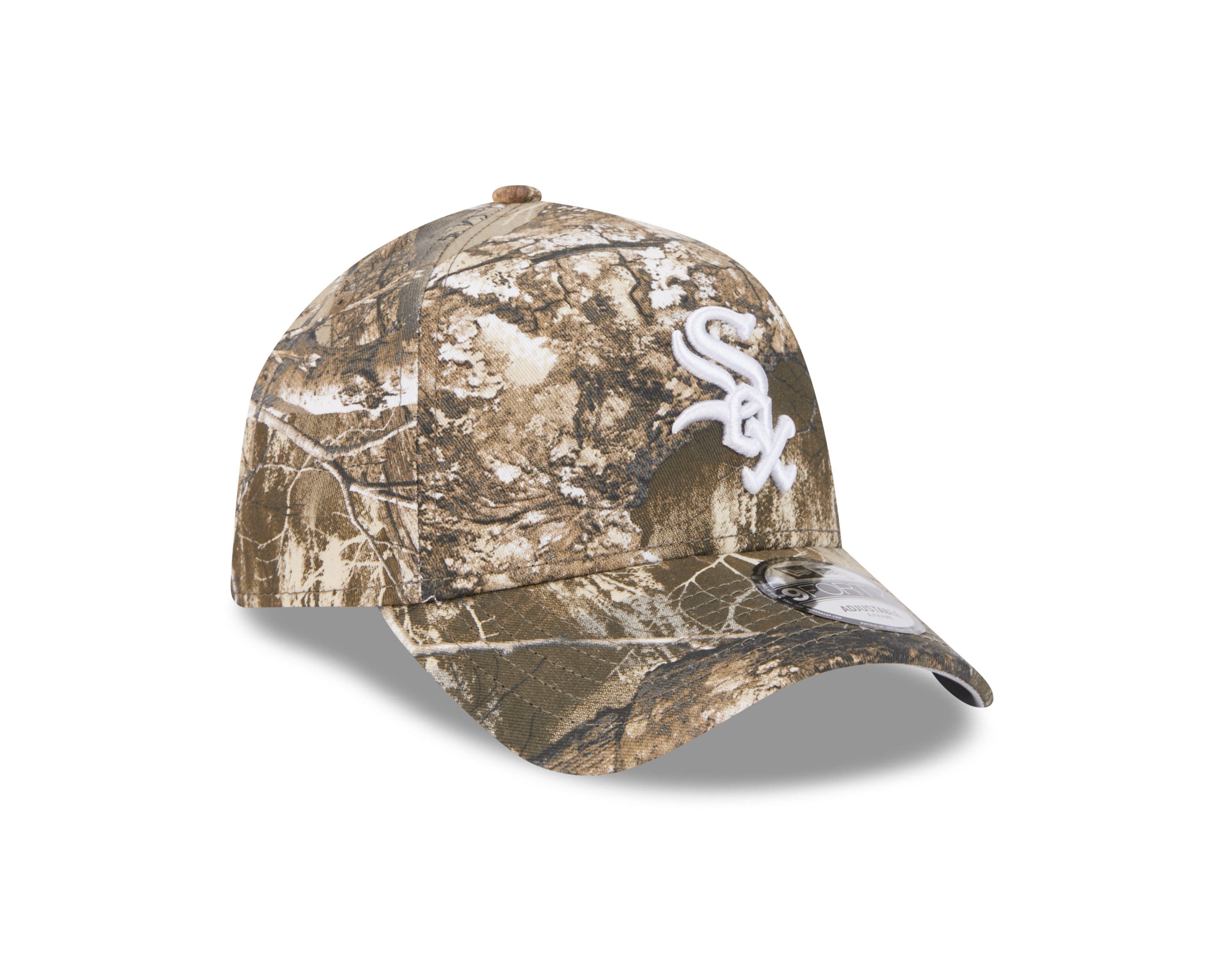 Men's New Era Chicago White Sox 9FORTY A-Frame Snapback-Camo/White