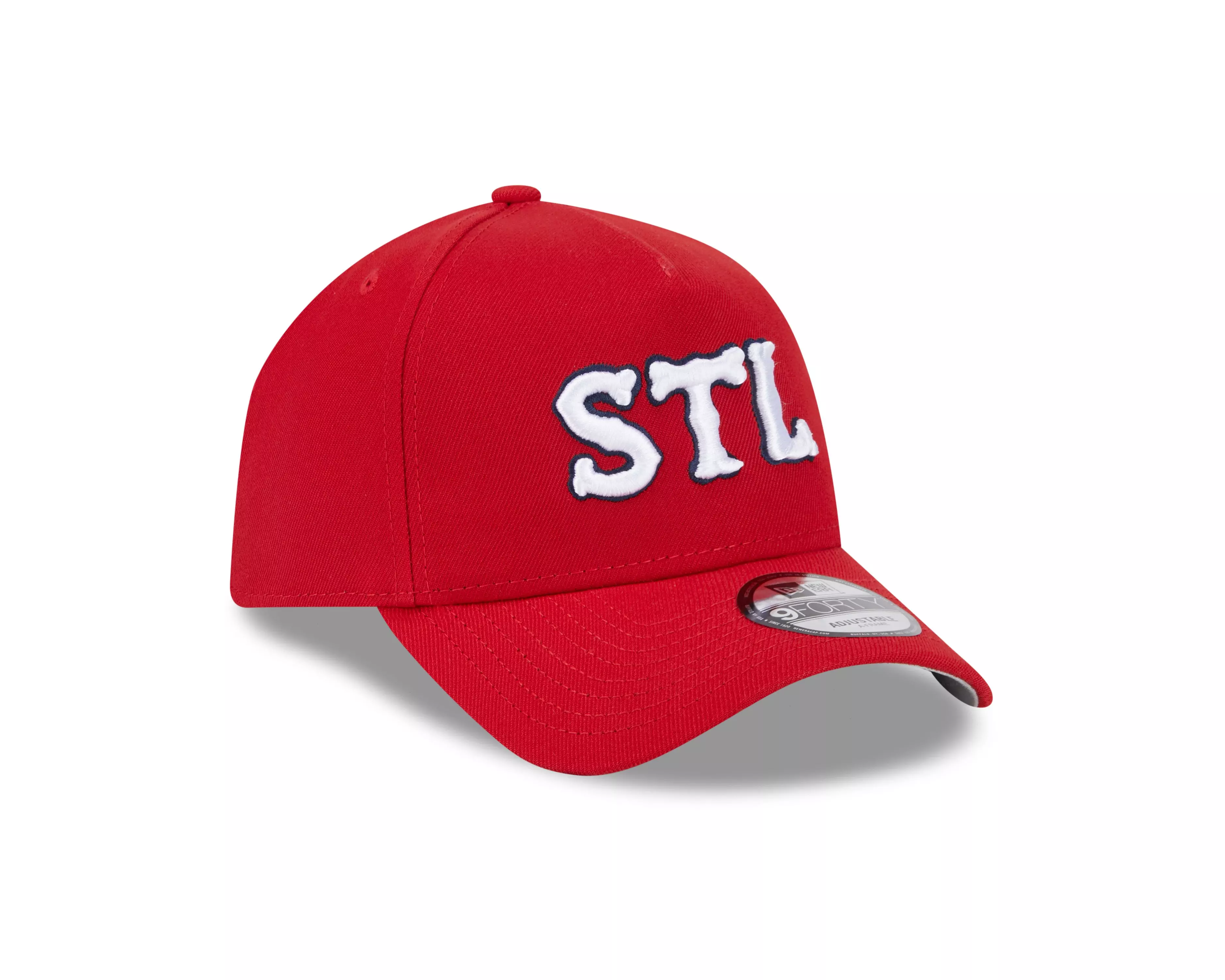 New Era St. Louis Cardinals 9FORTY A-Frame Snapback Hat-Red/White - RED
