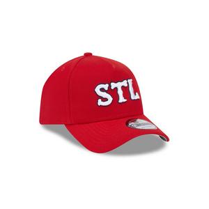 New Era St. Louis Cardinals 9FORTY A-Frame Snapback Hat-Red/White