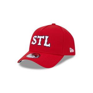 New Era St. Louis Cardinals 9FORTY A-Frame Snapback Hat-Red/White