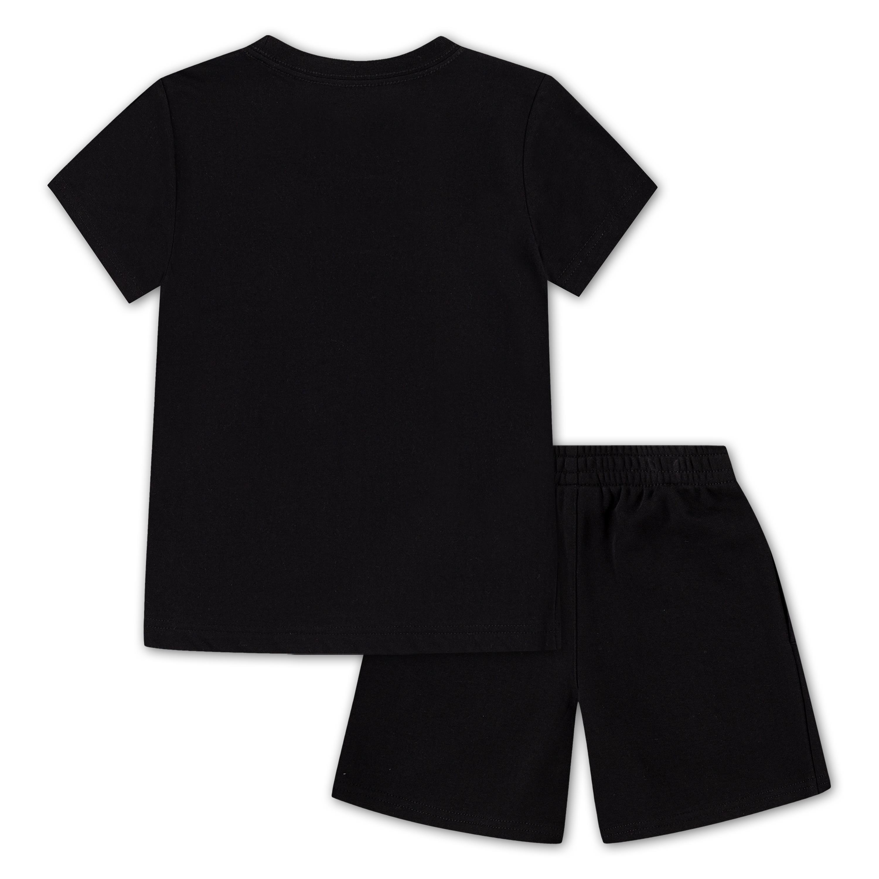 Jordan Brooklyn Essentials Short Little Boys' Black Set