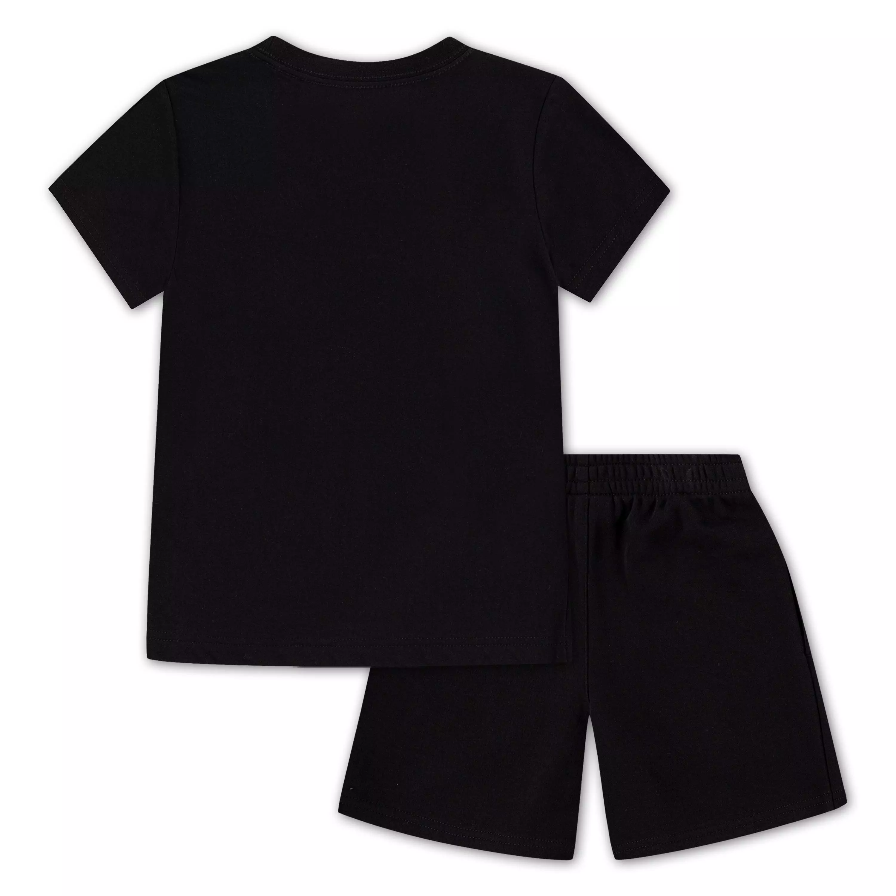 Jordan Little Boys' Brooklyn Essentials Short Set - Black - BLACK