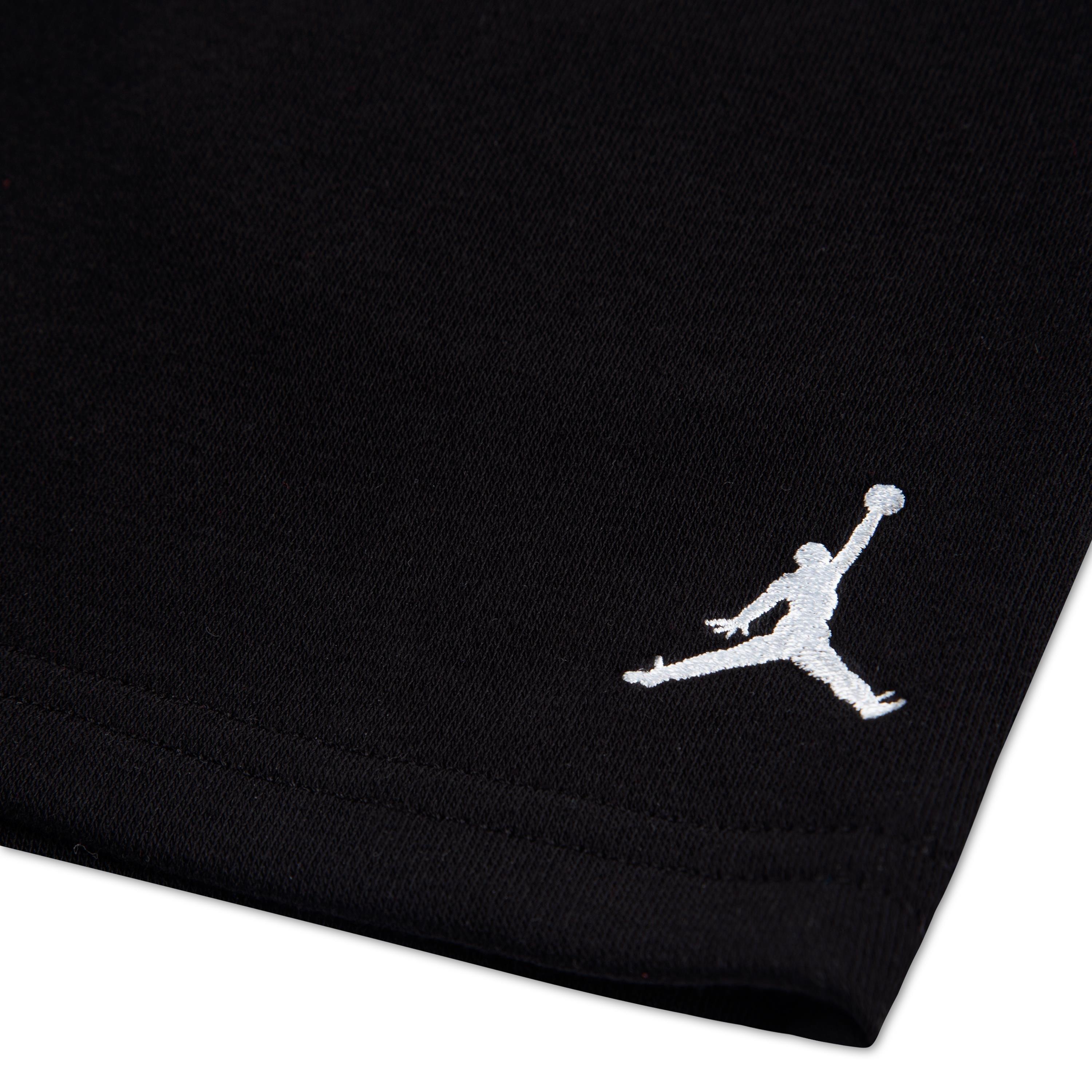 Jordan Brooklyn Essentials Short Little Boys' Black Set