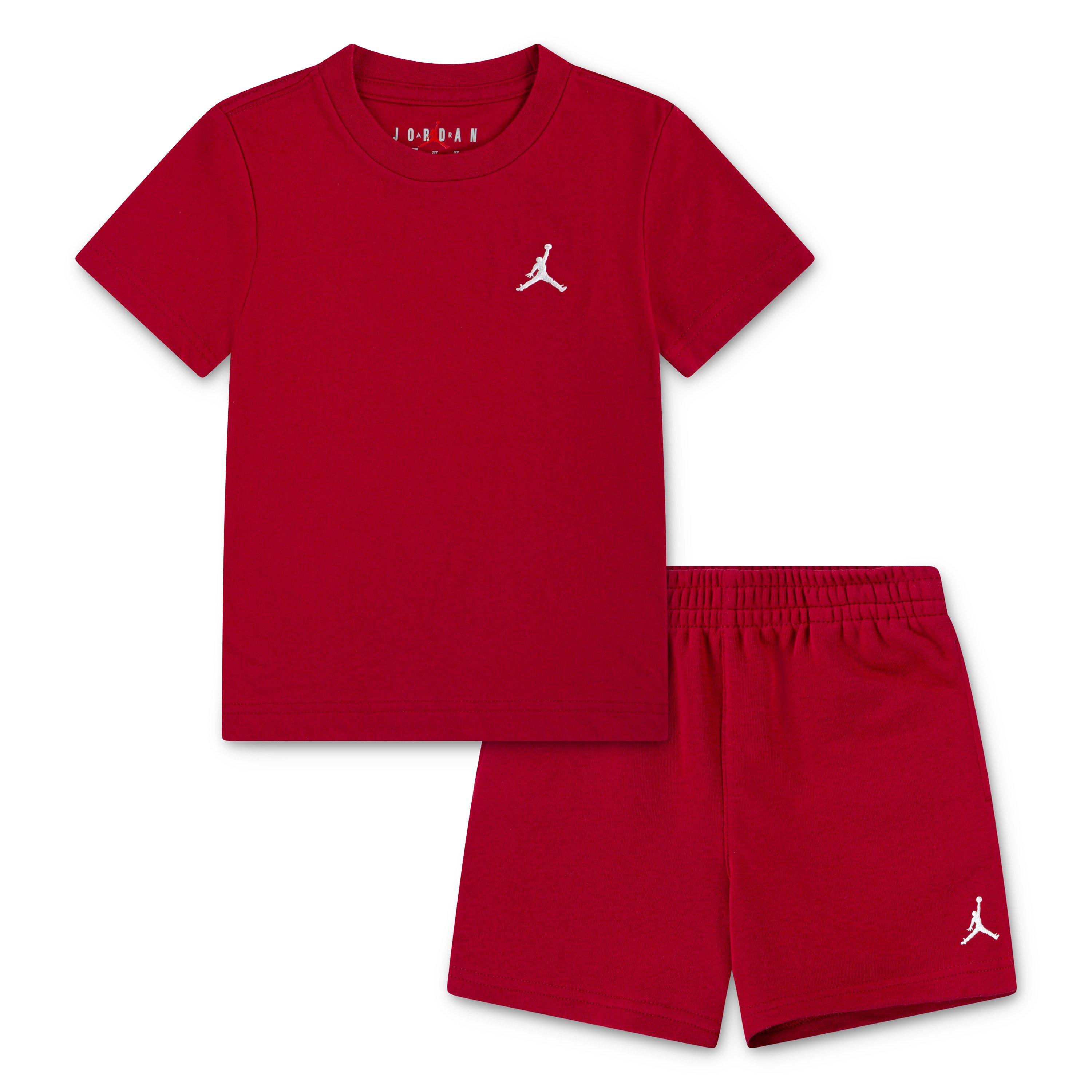 Jordan Little Kids' Brooklyn Essentials Set Red | Hibbett