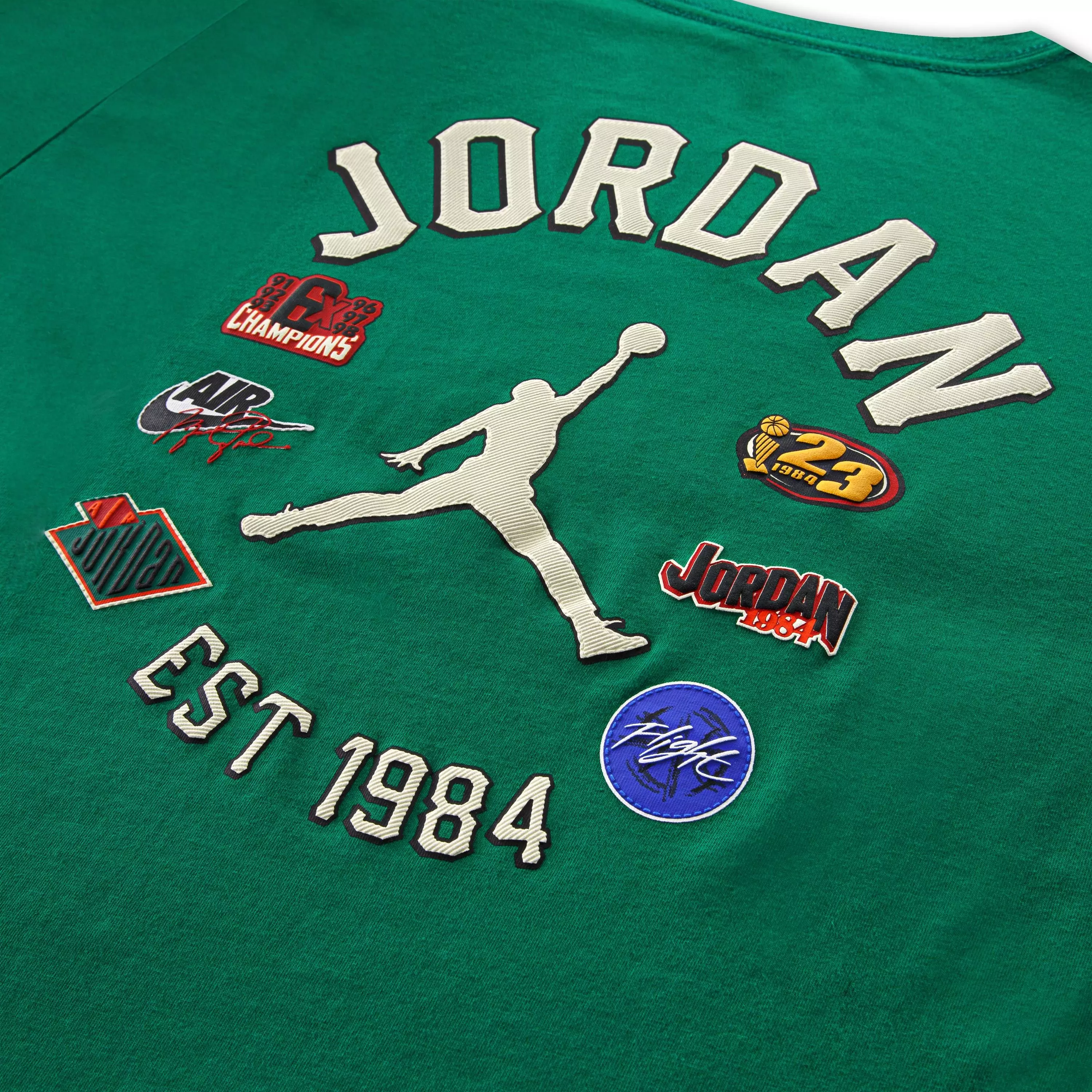 Jordan Big Boys' Court Of Legends Tee - Green - GREEN
