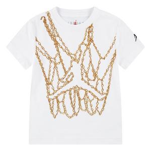 Jordan Big Boys' Chain Tee - White
