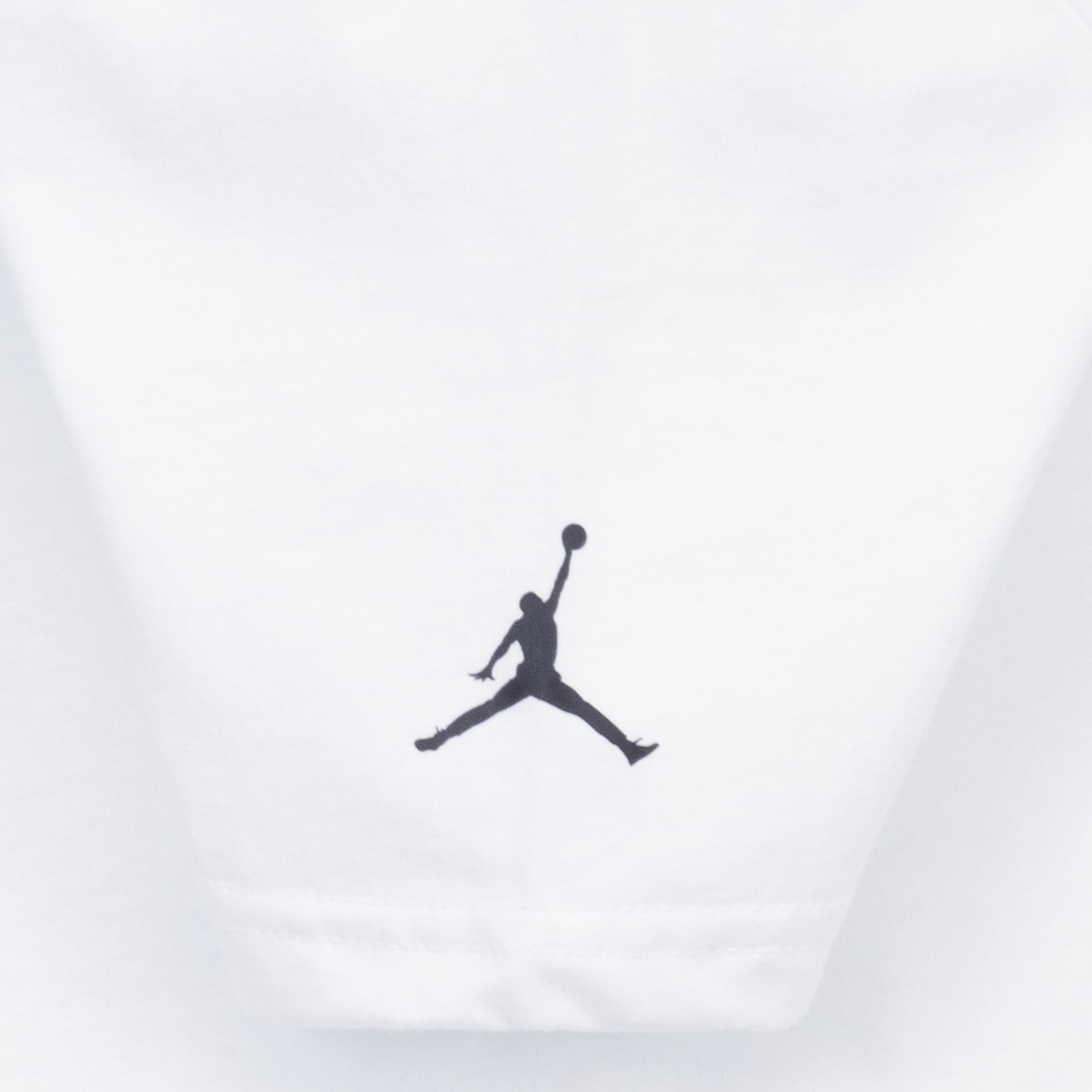Jordan Photo Big Boys' White Tee