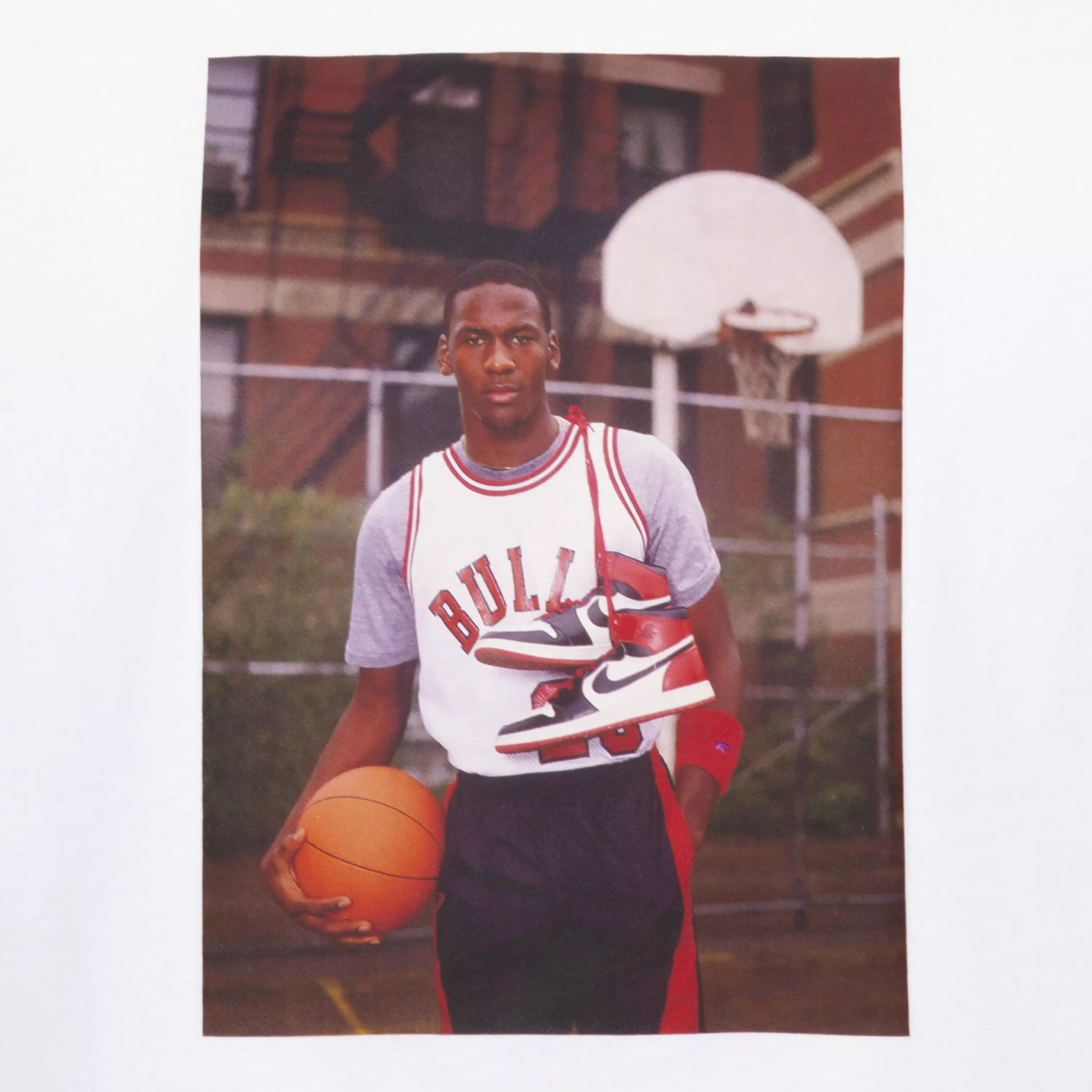 Jordan Big Boys' Photo Tee - White - WHITE