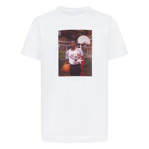 Jordan Big Boys' Photo Tee - White