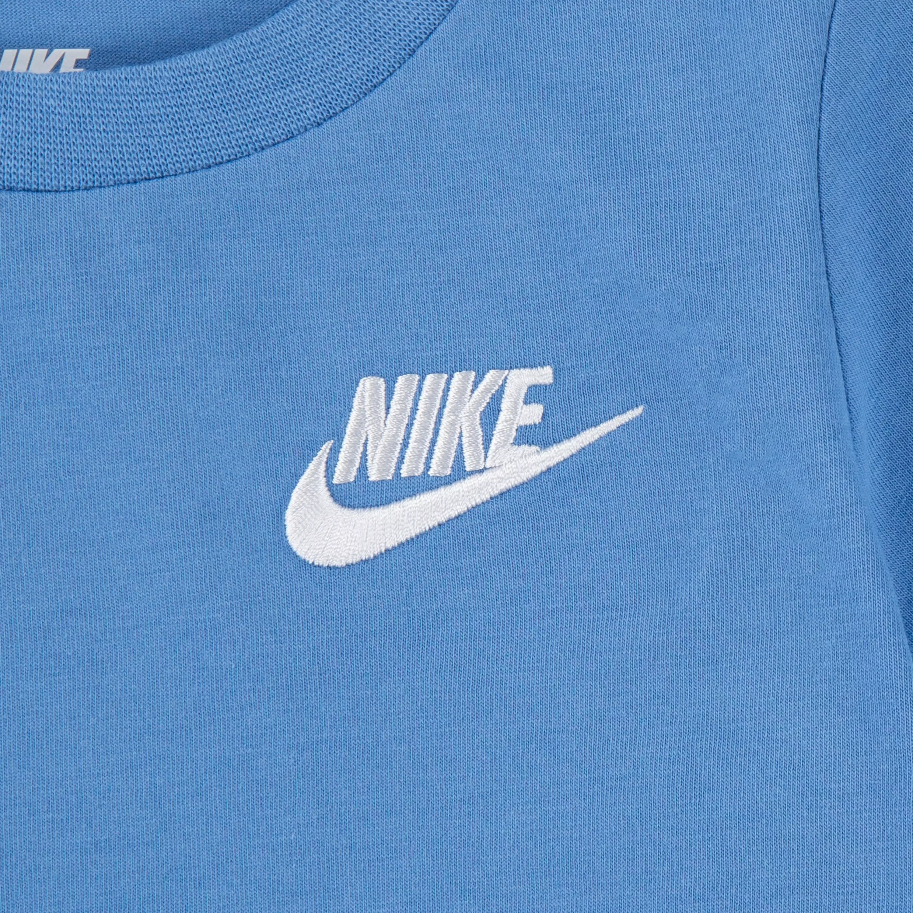 Nike Little Boys' Club Fleece LBR Short Set - Blue Beyond - BLUE