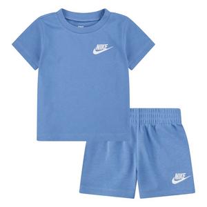 Nike Little Boys' Club Fleece LBR Short Set - Blue Beyond