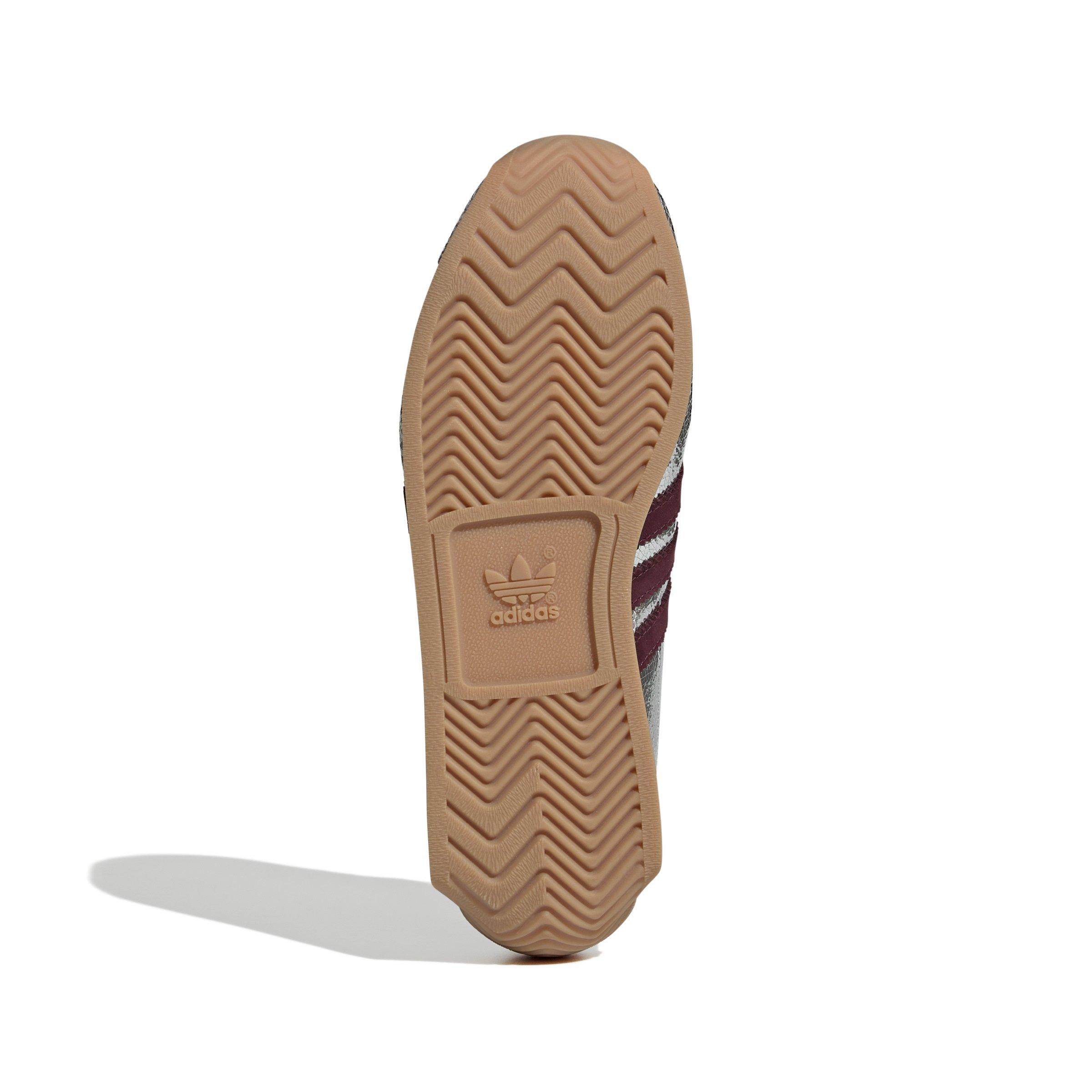 adidas Originals Country OG "Silver Metallic/Maroon/Off-White" Women's Shoe - MAROON/SILVER Thumbnail View 4