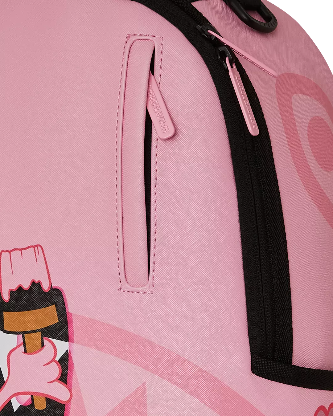 Sprayground Pink Panther Backpack - BLACK/PINK