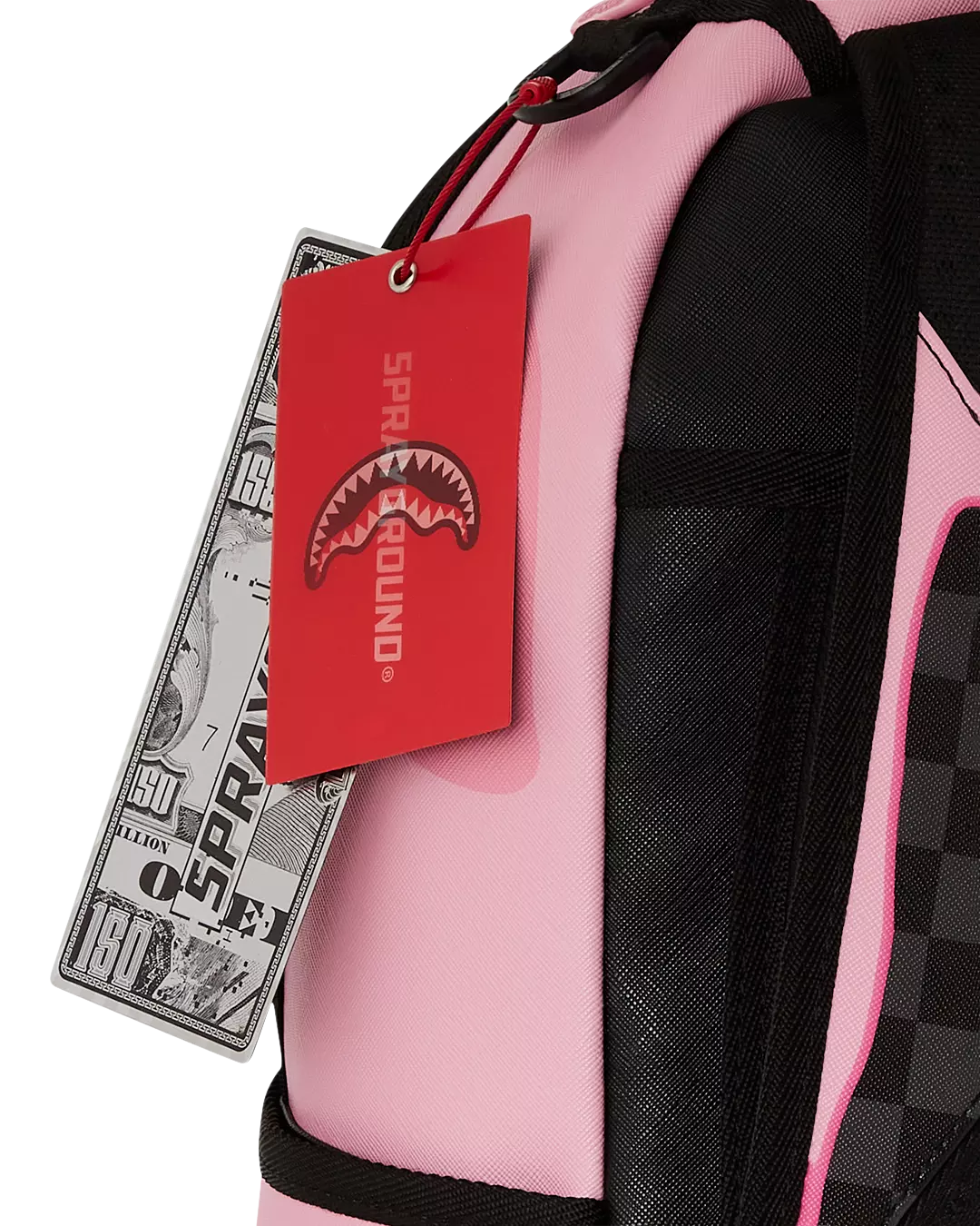 Sprayground Pink Panther Backpack - BLACK/PINK