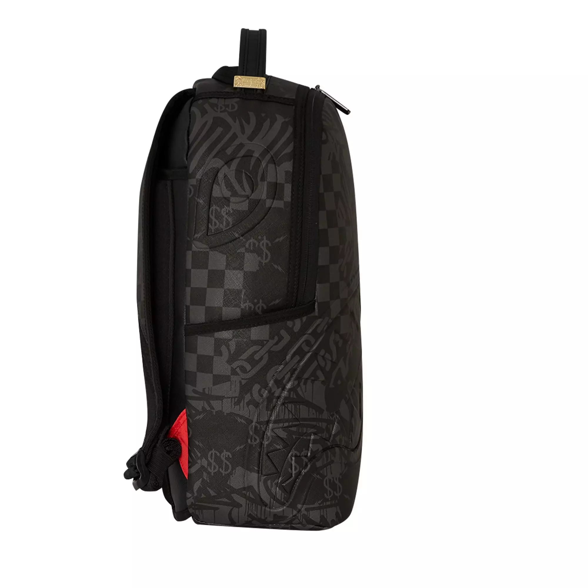 Sprayground 3AM Check Backpack - BLACK