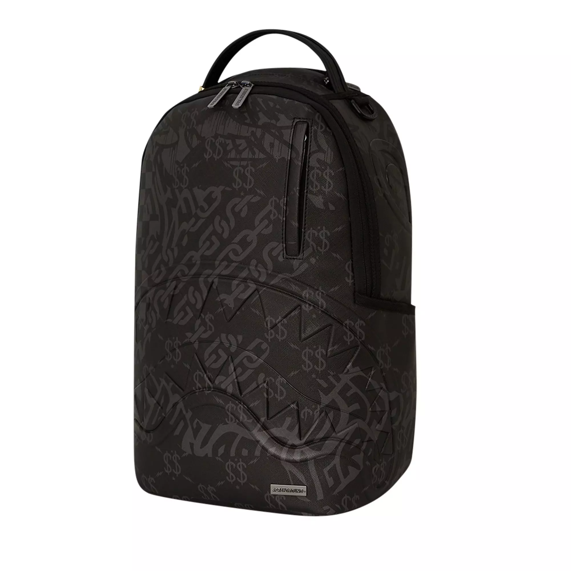 Sprayground 3AM Check Backpack - BLACK