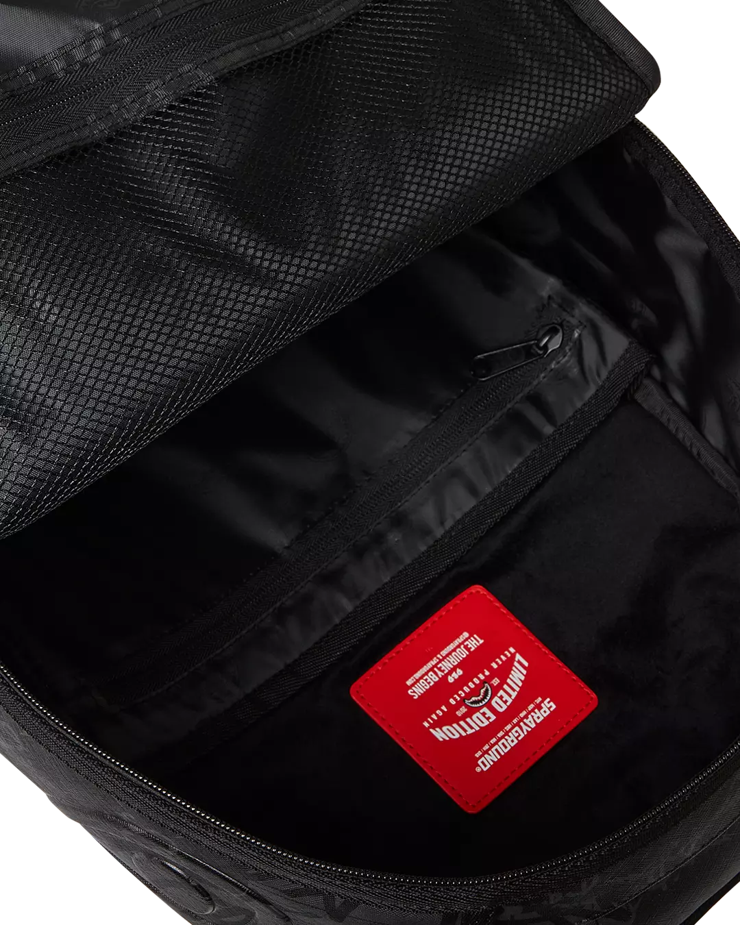 Sprayground 3AM Check Backpack - BLACK