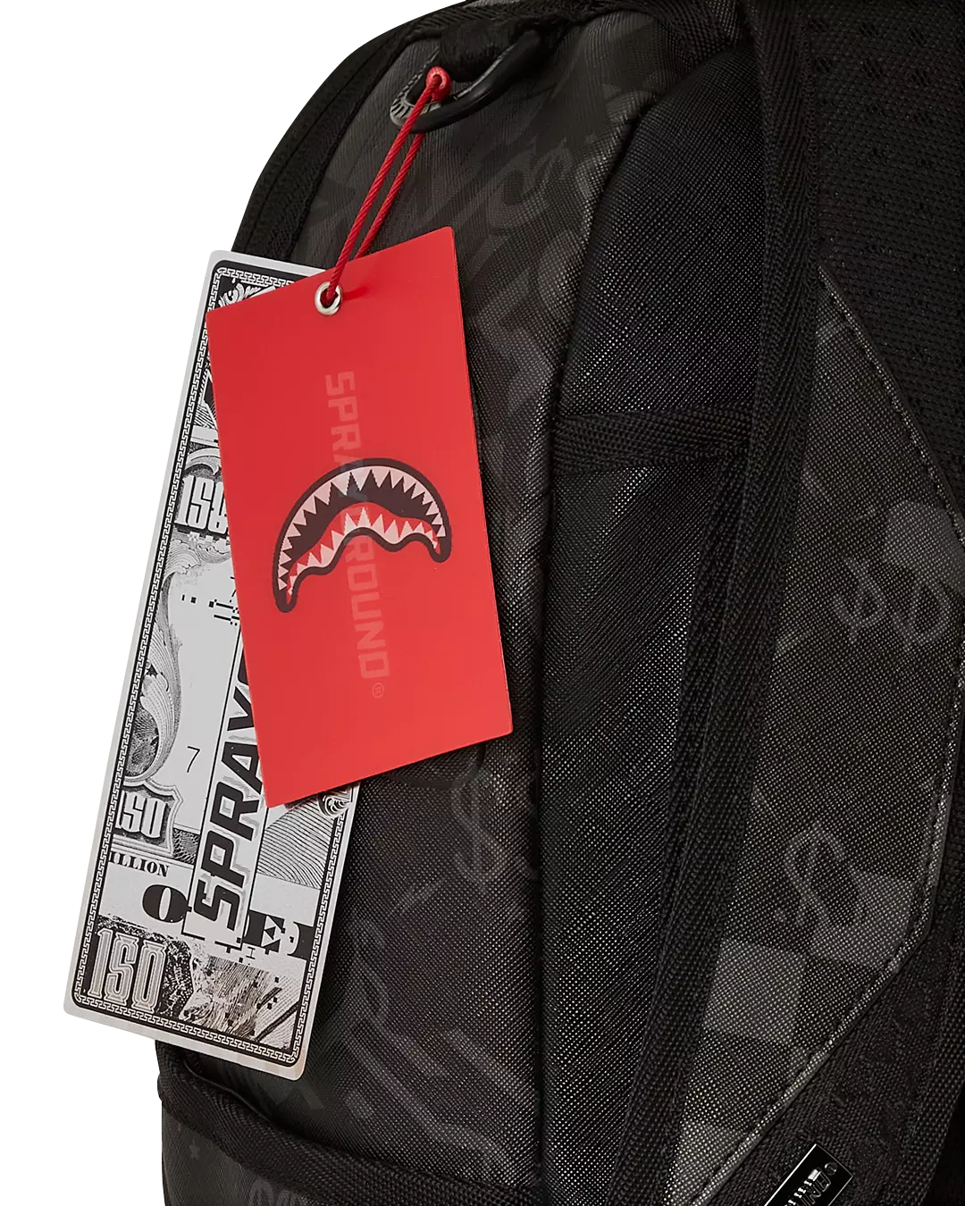 Sprayground 3AM Check Backpack - BLACK