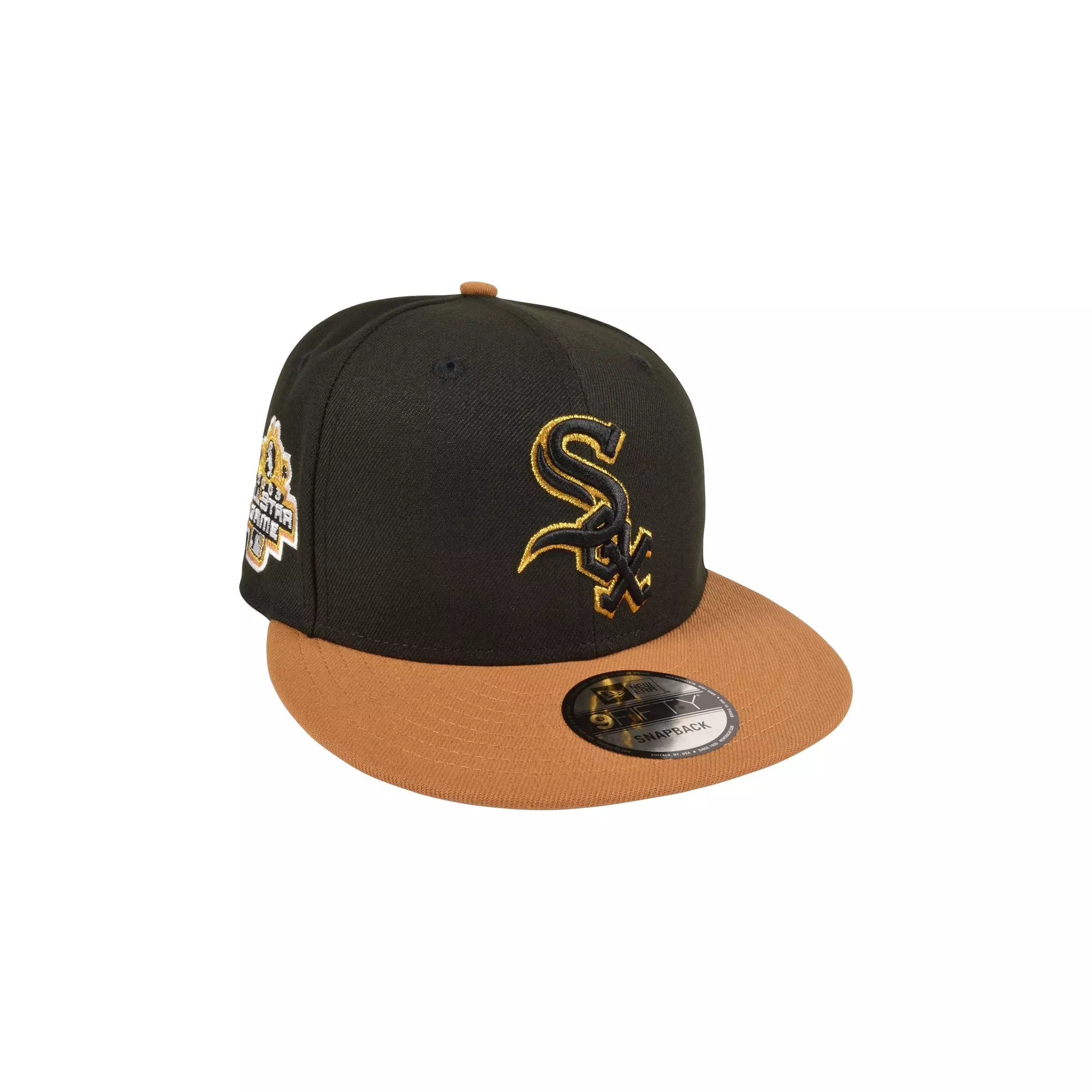 New Era Chicago White Sox 9FIFTY 2003 All Star Game Snapback Hat-Black/Bronze - BLACK/BROWN