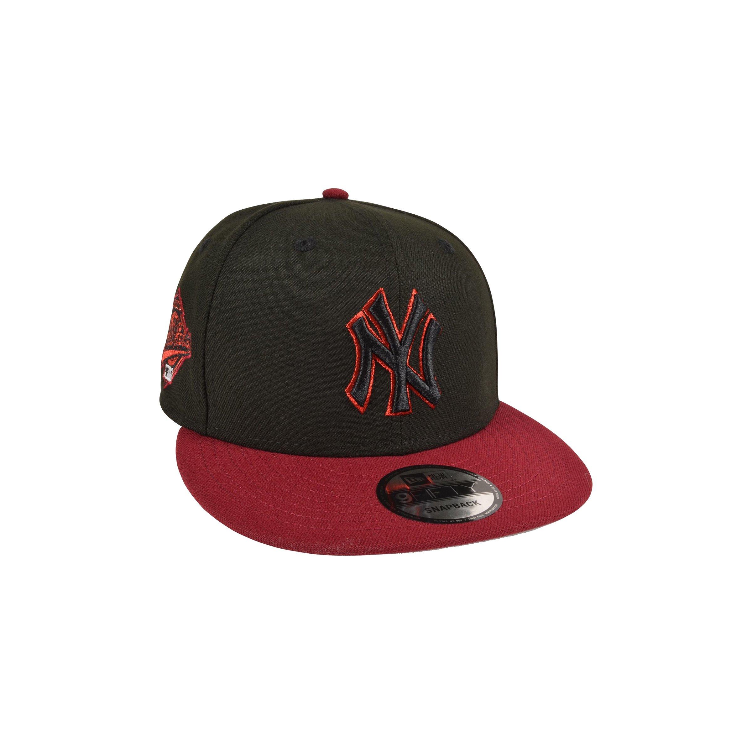New Era New York Yankees 9FIFTY 1996 World Series Snapback Hat-Black/Red - BLACK/RED Thumbnail View 2