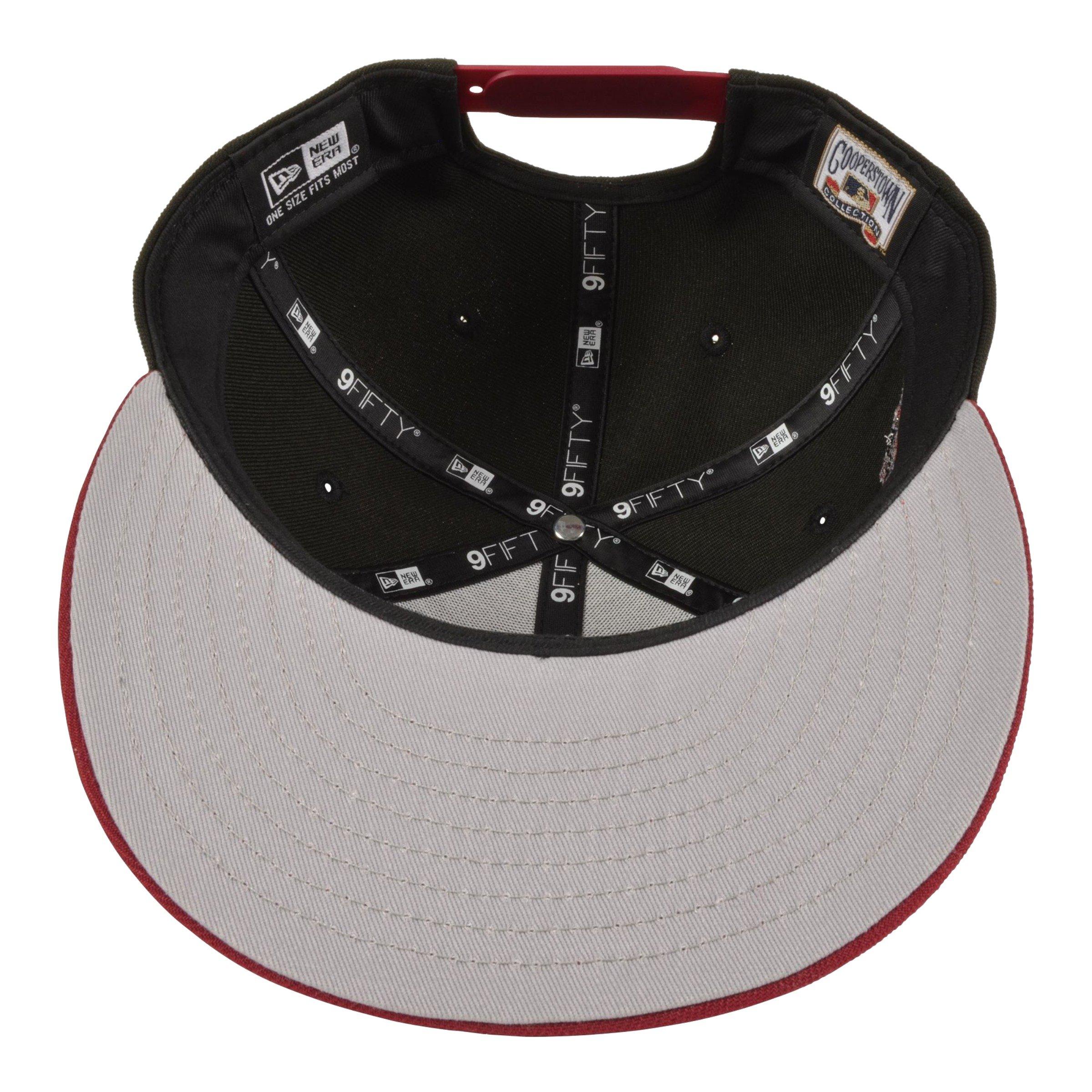 New Era New York Yankees 9FIFTY 1996 World Series Snapback Hat-Black/Red - BLACK/RED Thumbnail View 5