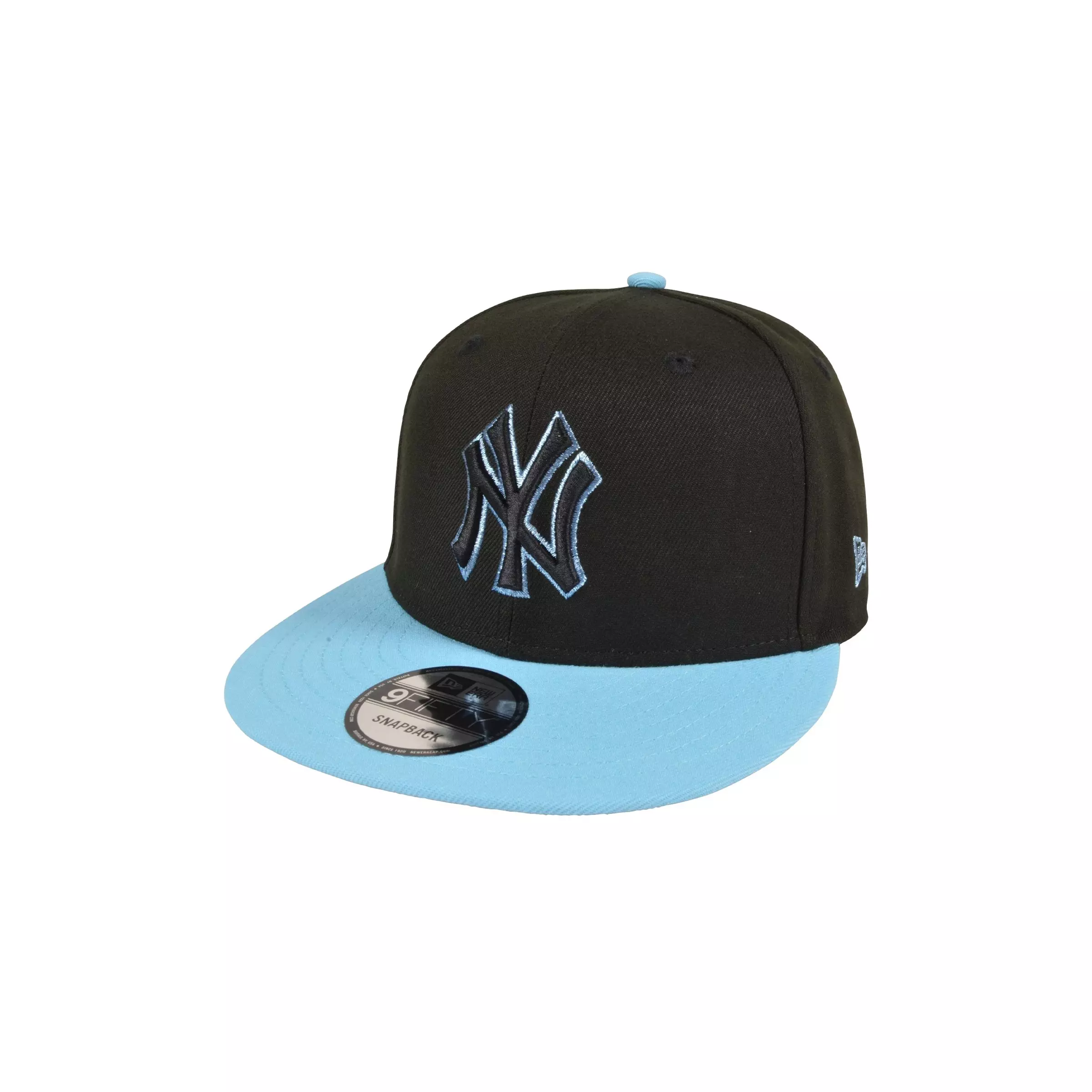 New Era New York Yankees 9FIFTY Subway Series Snapback-Black/Light Blue - BLACK/BLUE