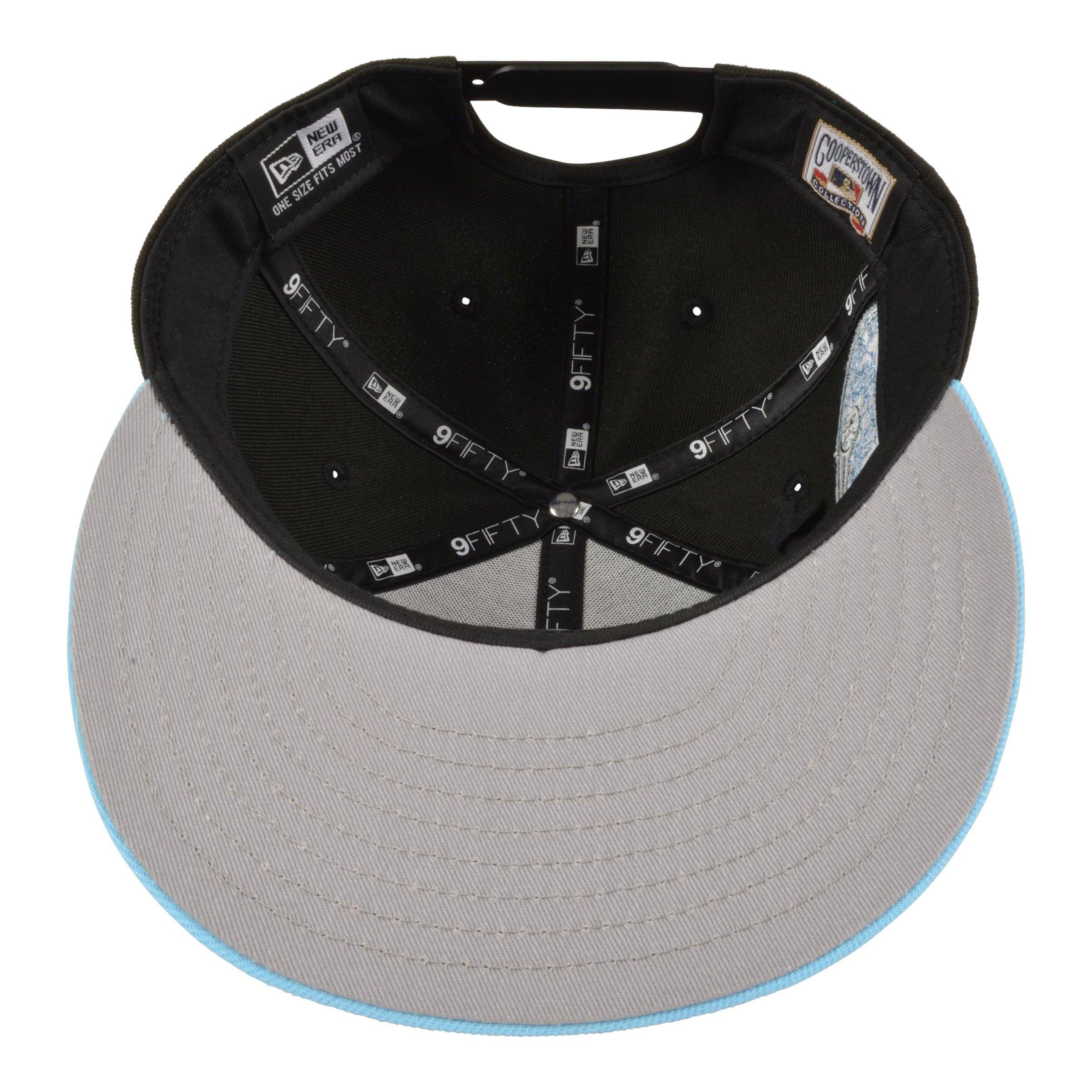 New Era New York Yankees 9FIFTY Subway Series Snapback Hat - Black/Light Blue - BLACK/BLUE Thumbnail View 5