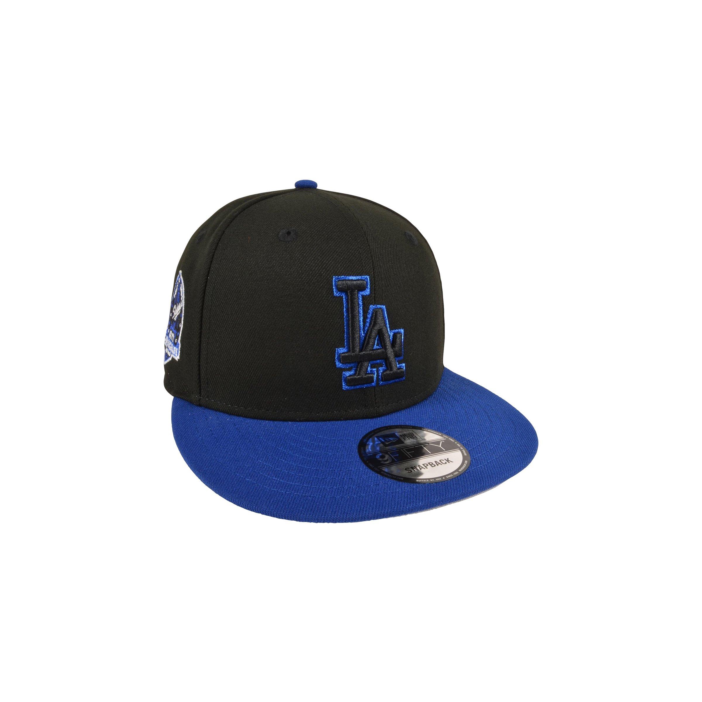 New Era Los Angeles Dodgers 9FIFTY 60th Anniversary Snapback-Black/Royal