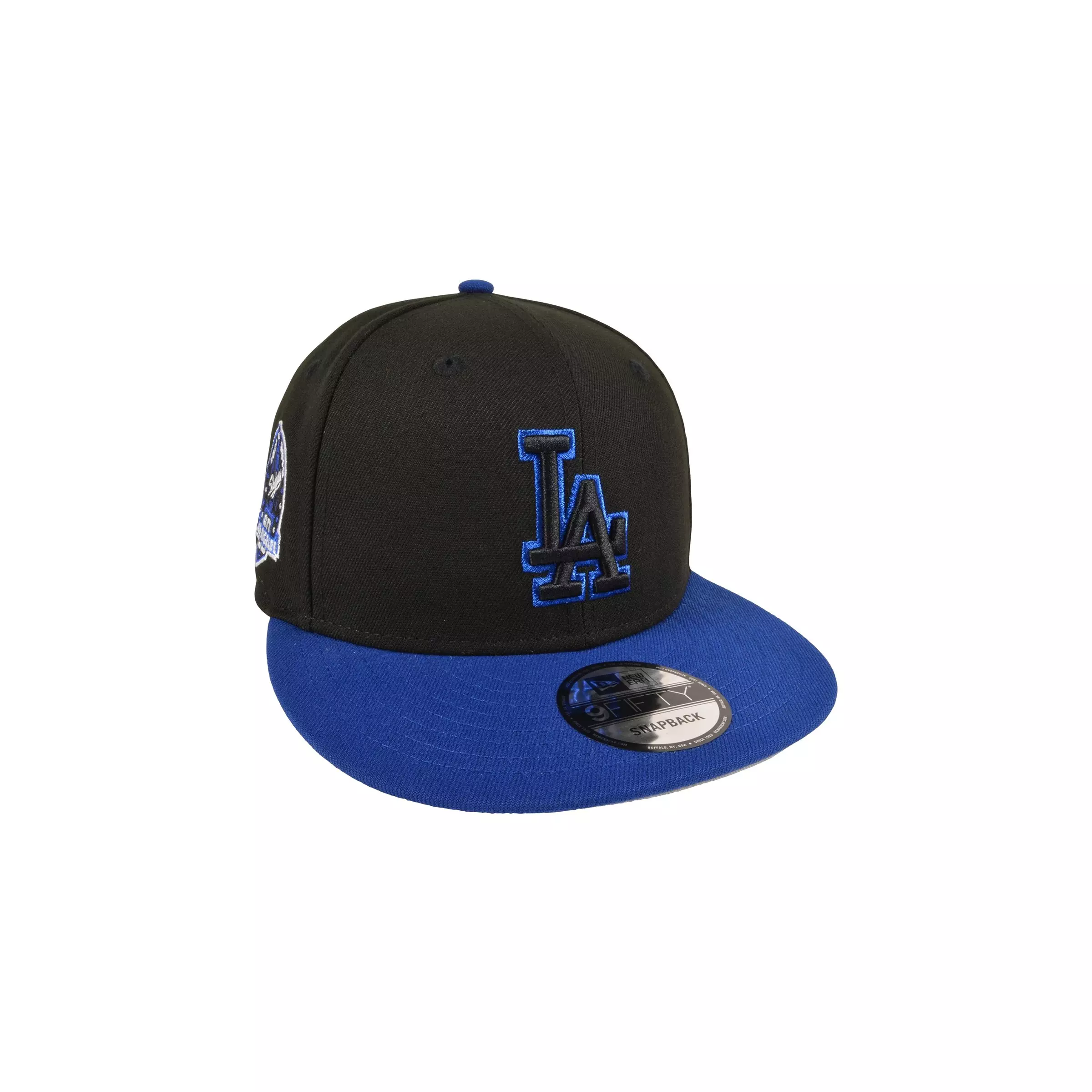 New Era Los Angeles Dodgers 9FIFTY 60th Anniversary Snapback-Black/Royal - BLACK/ROYAL