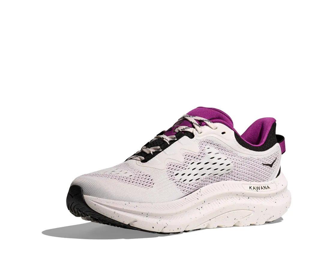 Hoka Kawana 2 "White/Wildflower" Women's Running Shoe - WHITE/WILDFLOWER Thumbnail View 3