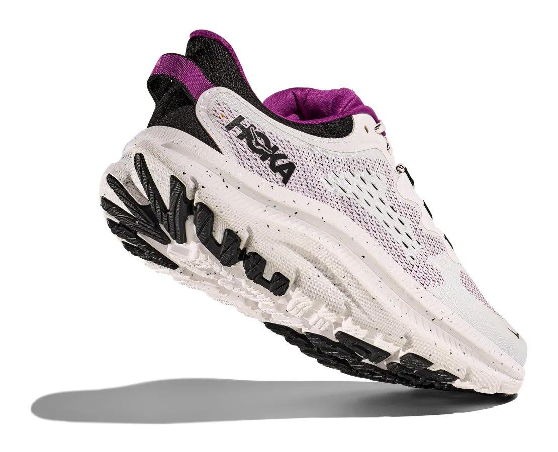 Hoka Kawana 2 "White/Wildflower" Women's Running Shoe - WHITE/WILDFLOWER Thumbnail View 4