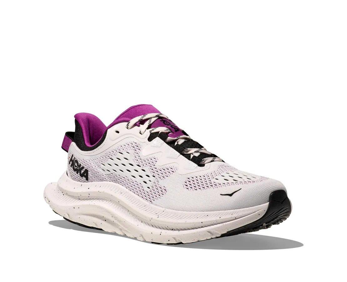 Hoka Kawana 2 "White/Wildflower" Women's Running Shoe - WHITE/WILDFLOWER Thumbnail View 6