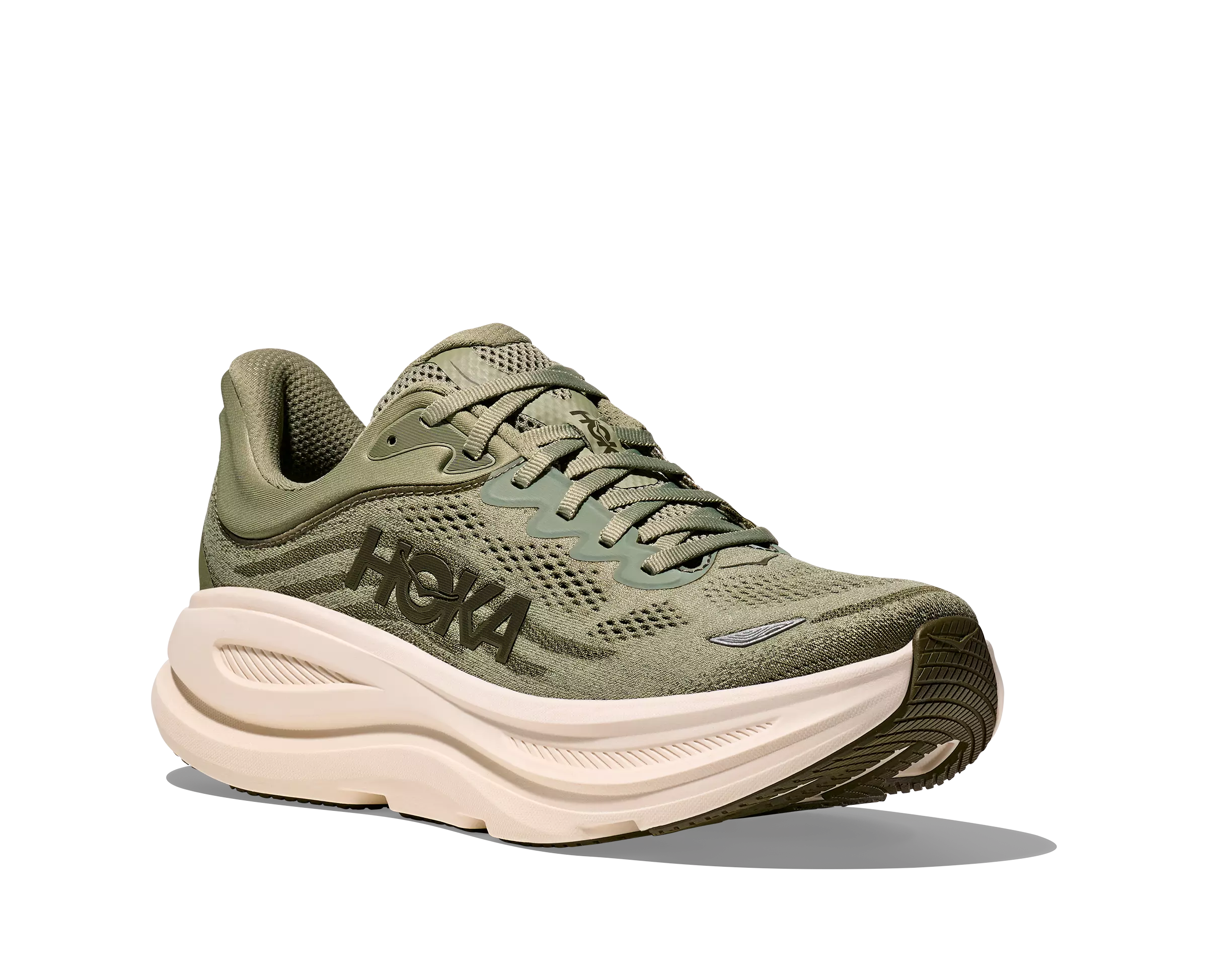 Hoka Bondi 9 "Sea Moss/Eucalyptus" Men's Running Shoe - Sea Moss/Eucalyptus