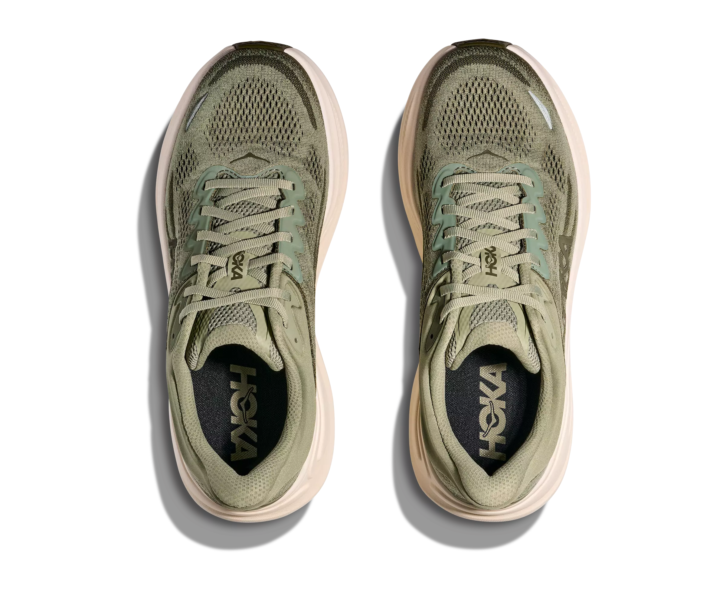 Hoka Bondi 9 "Sea Moss/Eucalyptus" Men's Running Shoe - Sea Moss/Eucalyptus