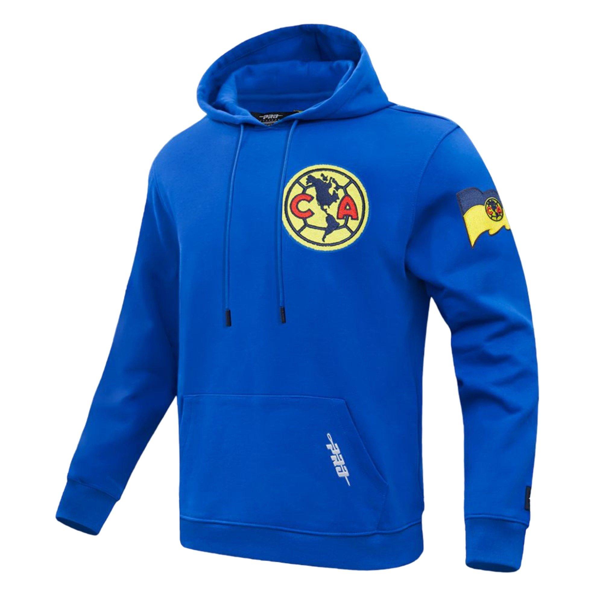 Pro Standard Men's Club America Stadium Hoodie-Blue - BLUE Thumbnail View 1