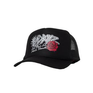 Sadb Boyz Rose Trucker Snapback-Black