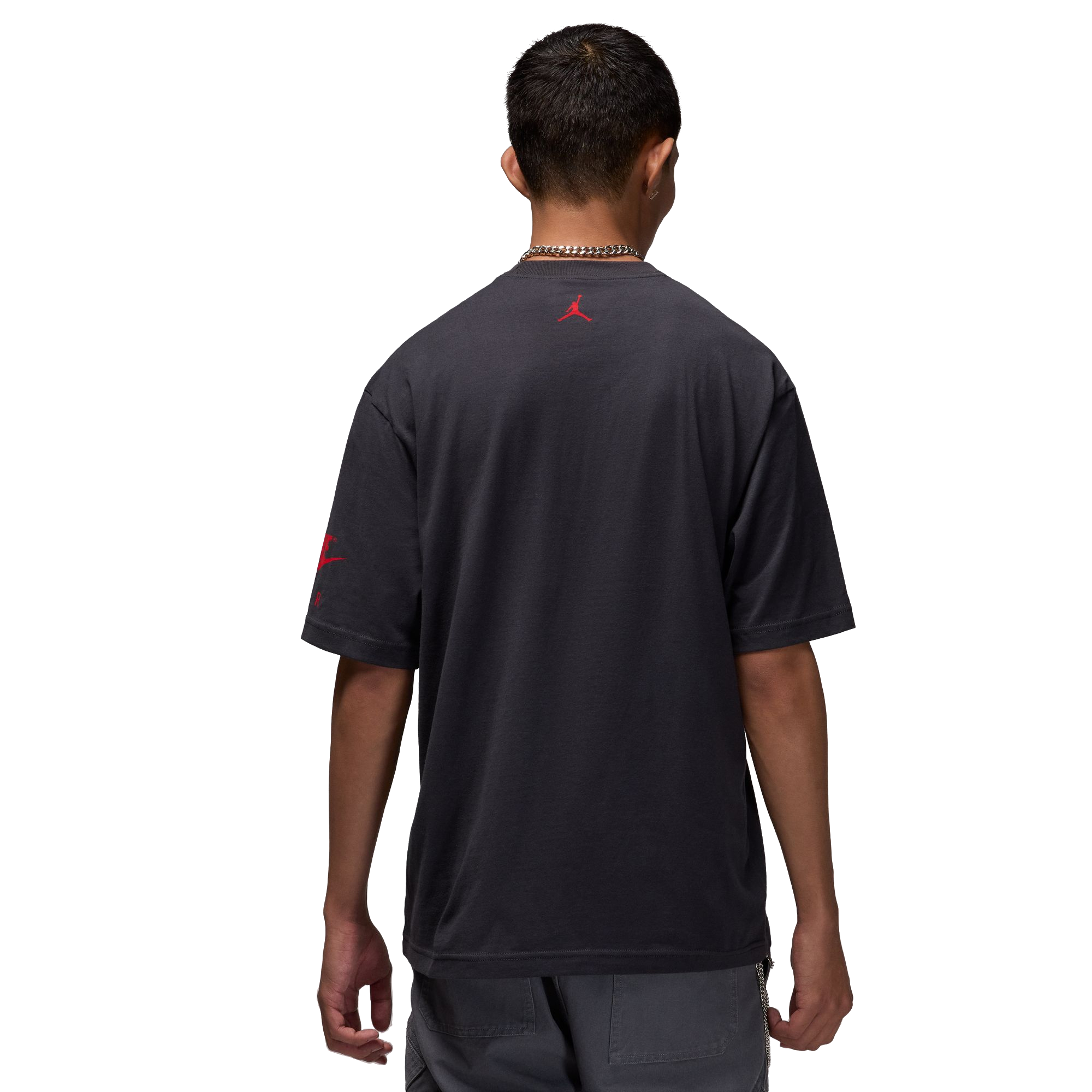 Jordan Men's Statement 1985 Tee - BLACK/GREY/RED Thumbnail View 2