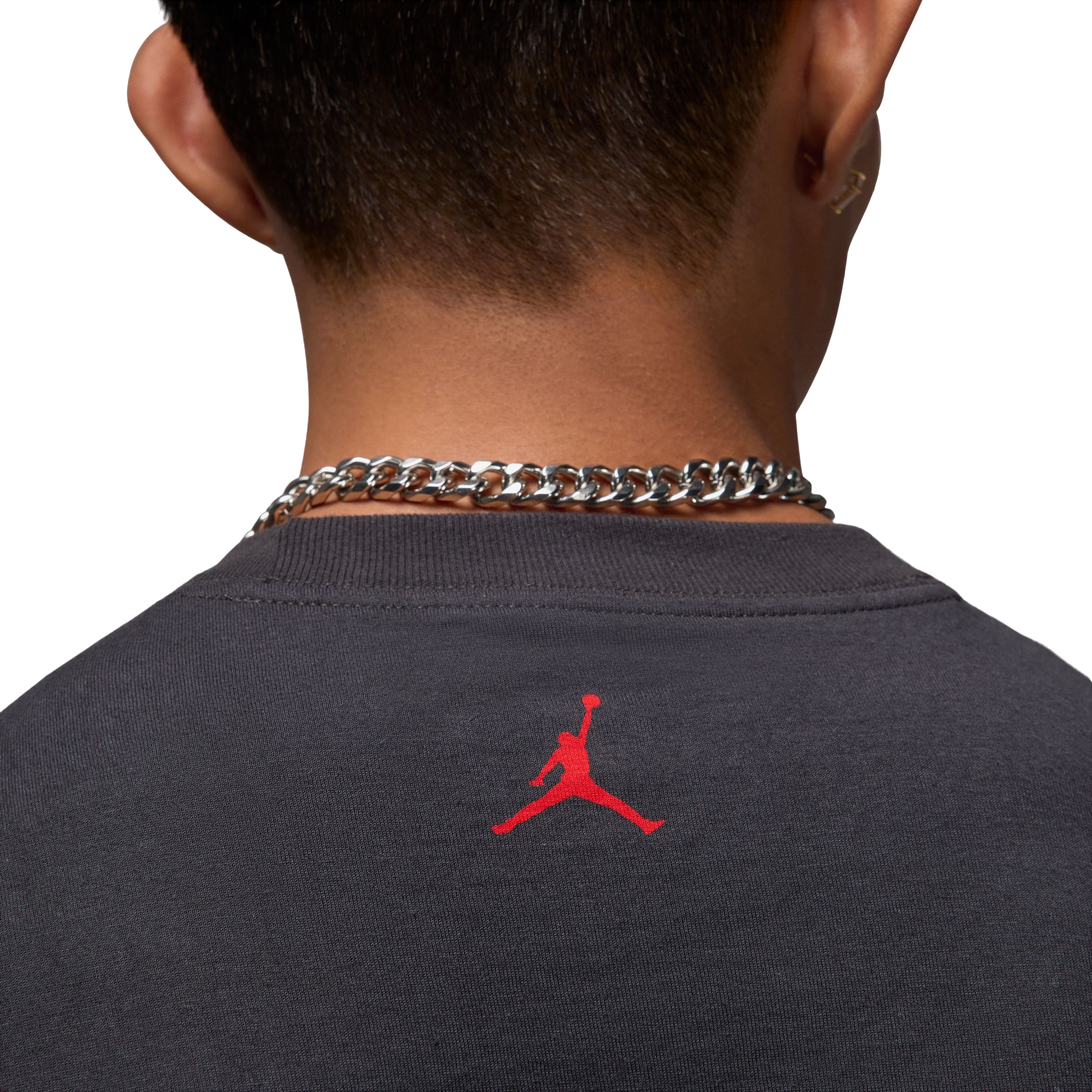 Jordan Men's Statement 1985 Tee - BLACK/GREY/RED Thumbnail View 5