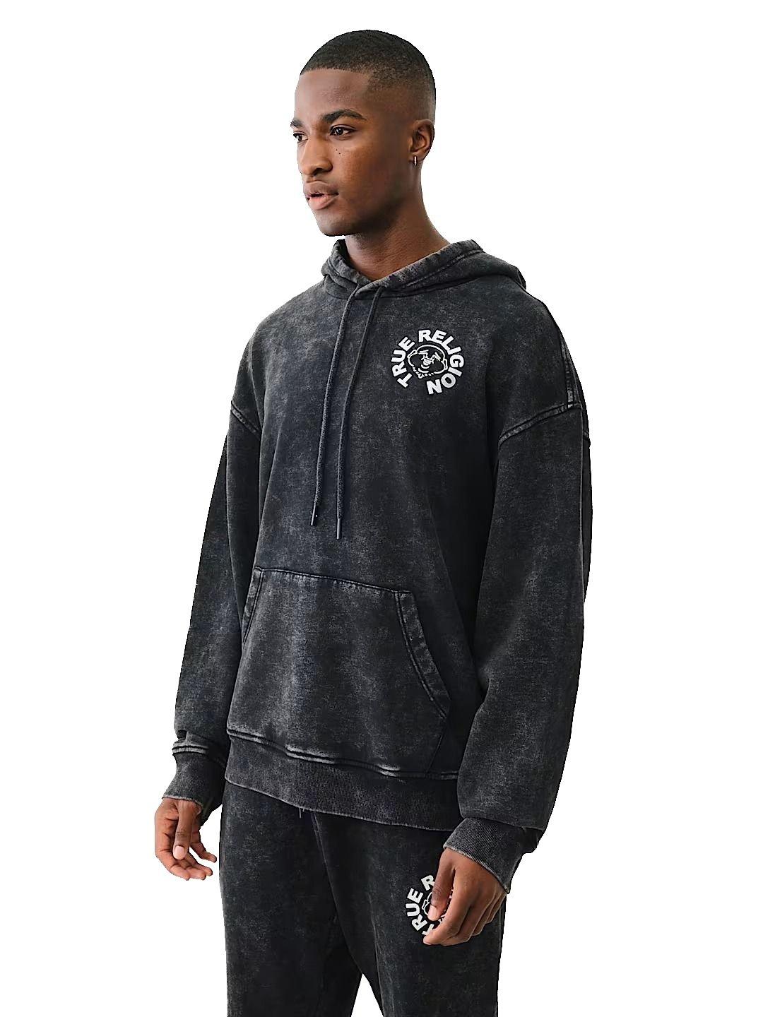 True Religion Buddha Face Pullover Men's Hoodie