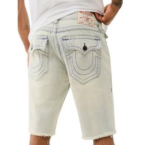 True Religion Men's Ricky SN Frayed Flap Shorts