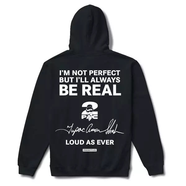 Primitive Men's Tupac Truth Hoodie - BLACK