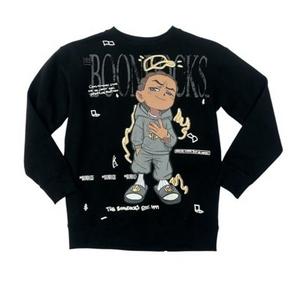 Virtual Threads Big Boys' Boondocks Crew - Black